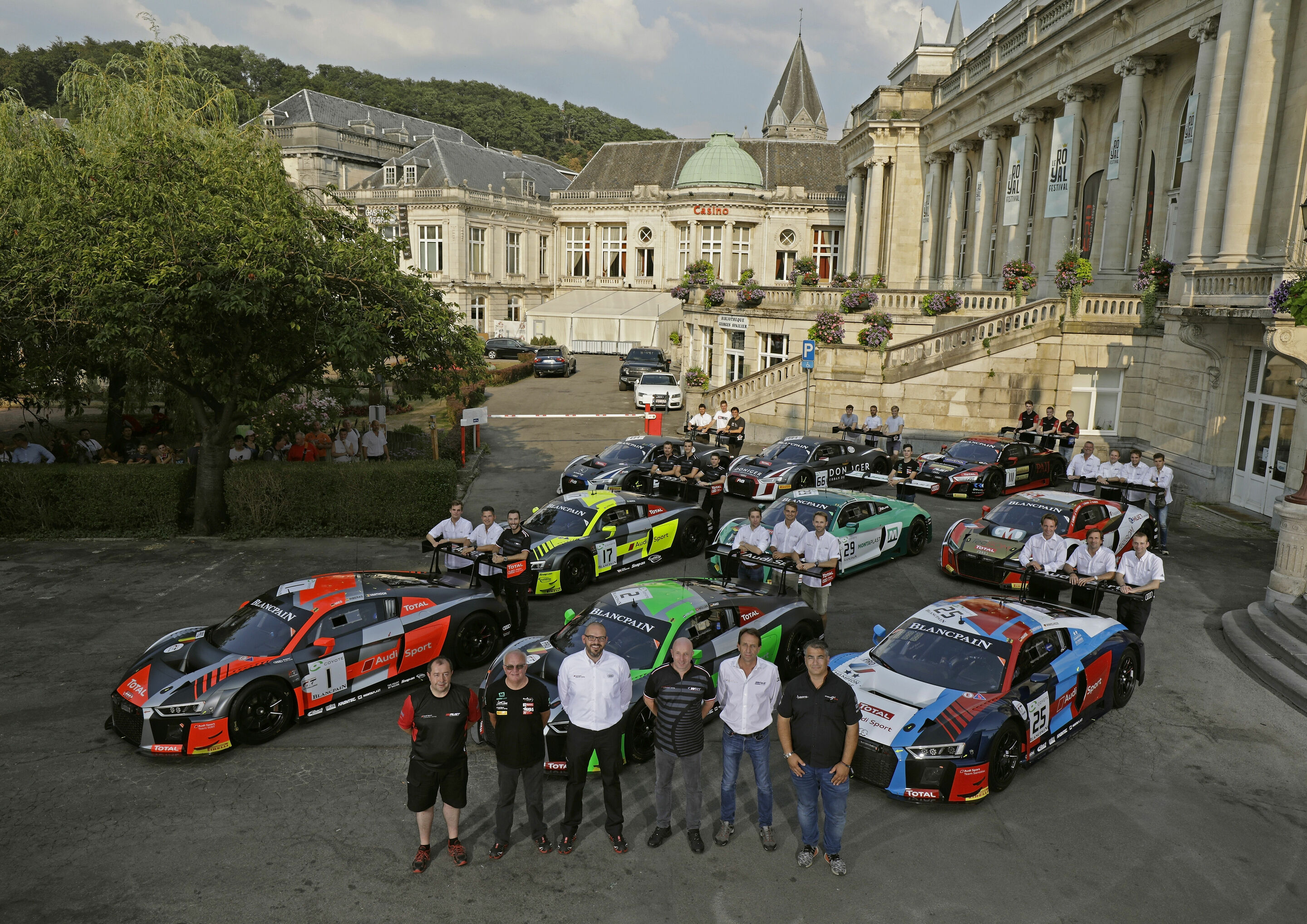 24h Spa 2018 - Audi Sport customer racing, Frank Aust, Wolfgang Land, Chris Reinke, Vincent Vosse, Frédéric Thalamy