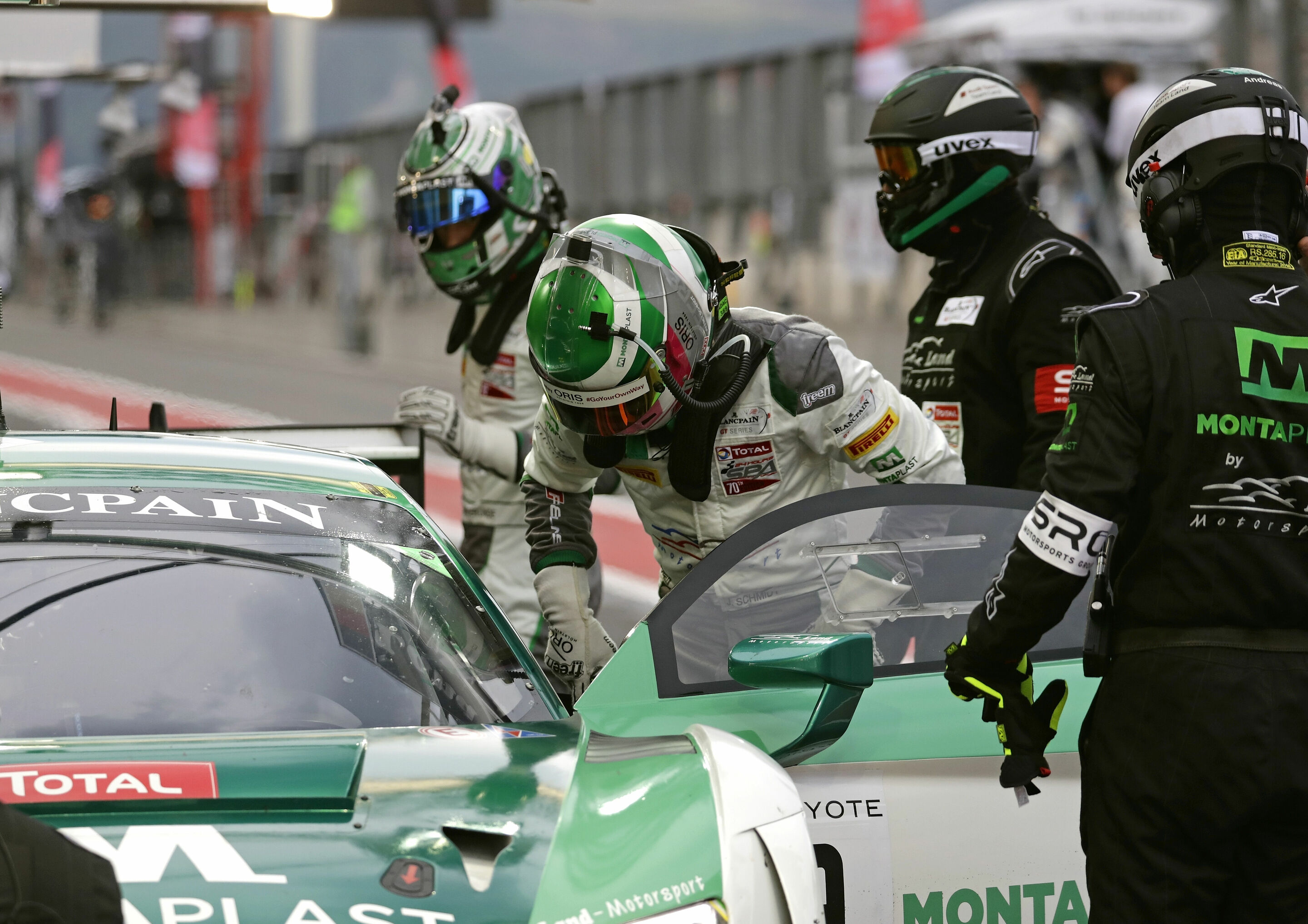 24h Spa 2018 - Audi R8 LMS #29 (Montaplast by Land-Motorsport), Kelvin van der Linde/Sheldon van der Linde/Jeffrey Schmidt