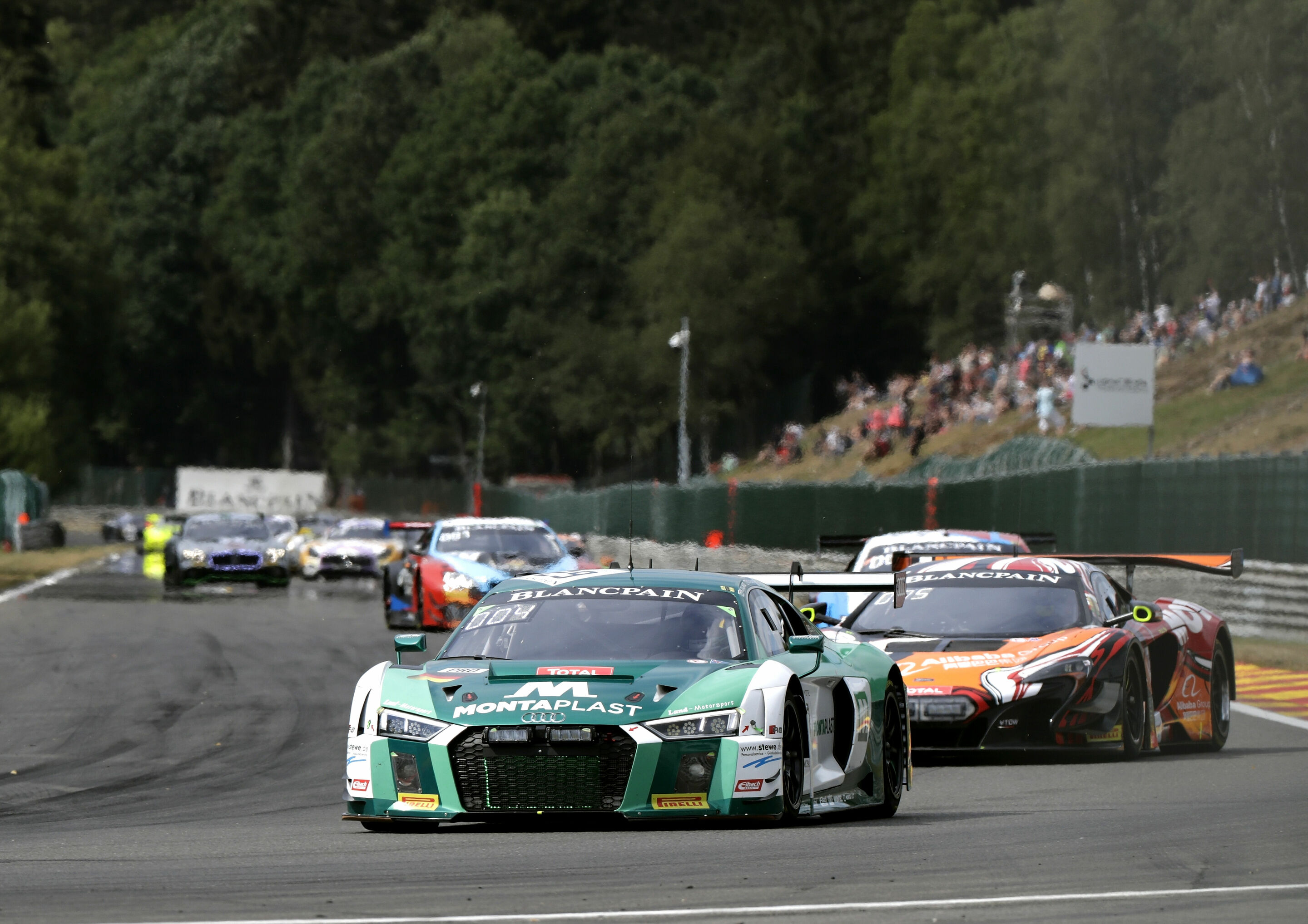 24h Spa 2018 - Audi R8 LMS #29 (Montaplast by Land-Motorsport), Kelvin van der Linde/Sheldon van der Linde/Jeffrey Schmidt