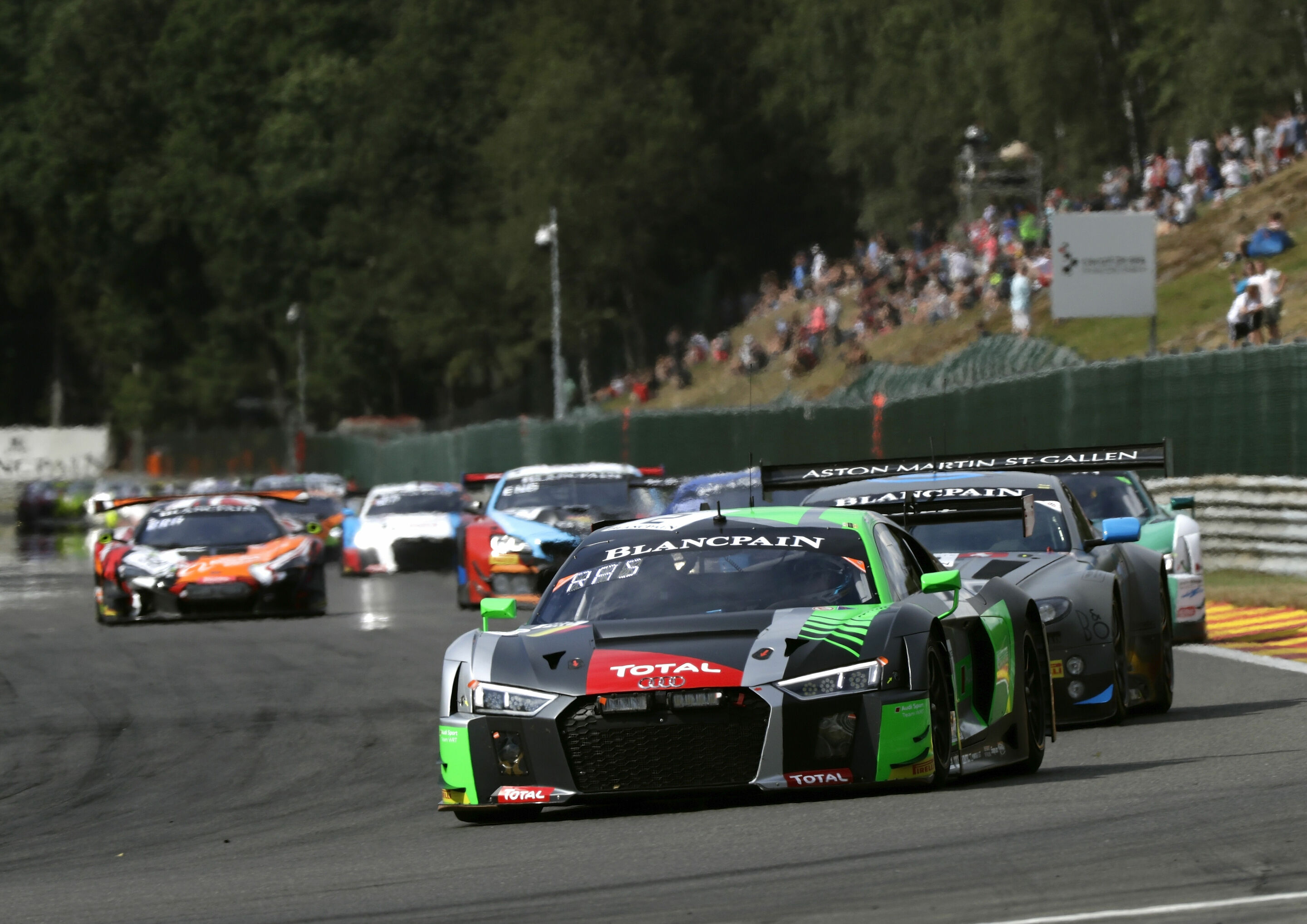 24h Spa 2018 - Audi R8 LMS #2 (Audi Sport Team WRT), Robin Frijns/Nico Müller/René Rast
