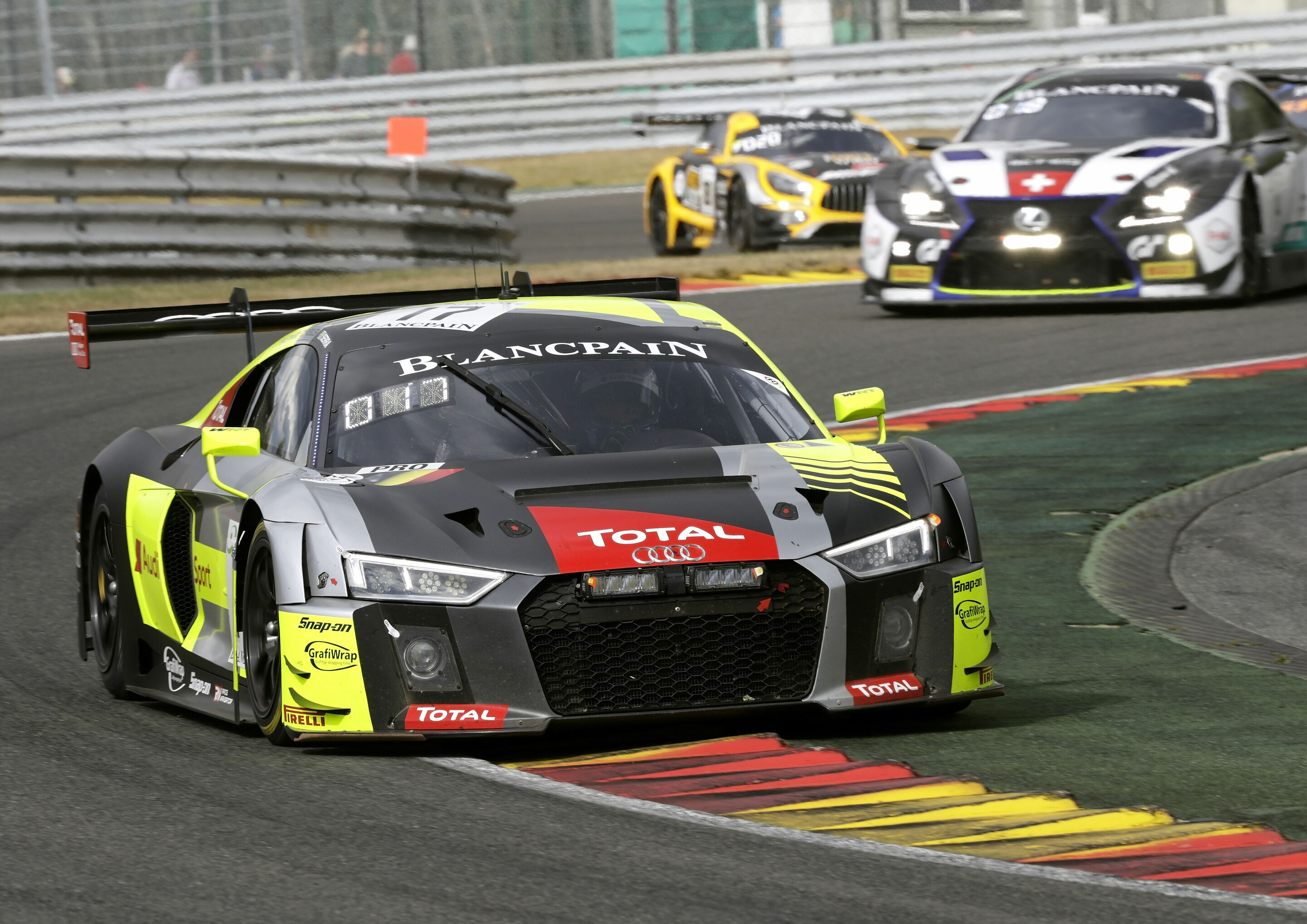 24h Spa 2018 - Audi R8 LMS #17 (Belgian Audi Club Team WRT), Marcel Fässler/Stuart Leonard/Daniel Serra
