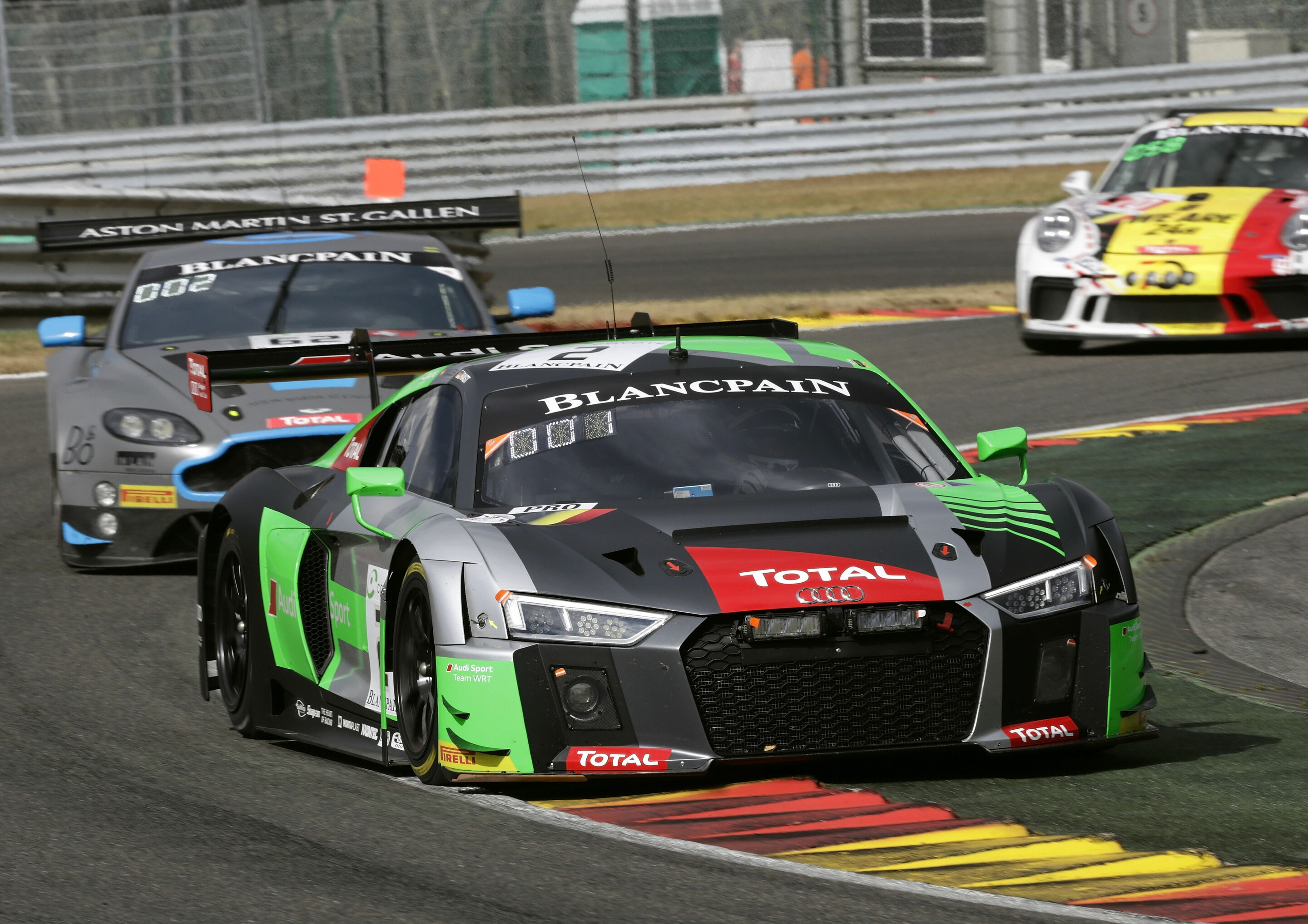 24h Spa 2018 - Audi R8 LMS #2 (Audi Sport Team WRT), Robin Frijns/Nico Müller/René Rast