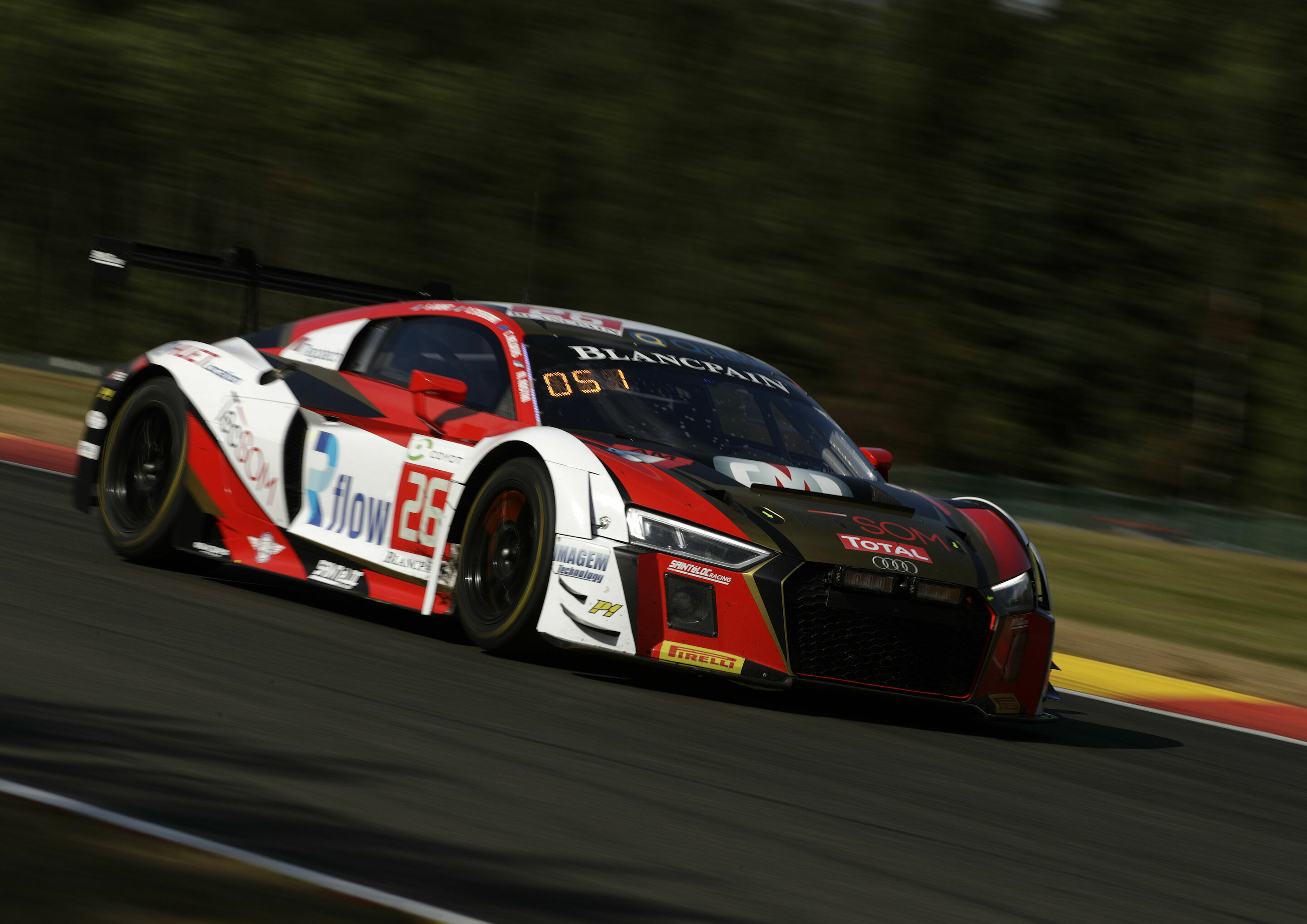 24h Spa 2018 - Audi R8 LMS #26 (Saintéloc Racing), Simon Gachet/Christian Kelders/Marc Rostan/Nyls Stievenart