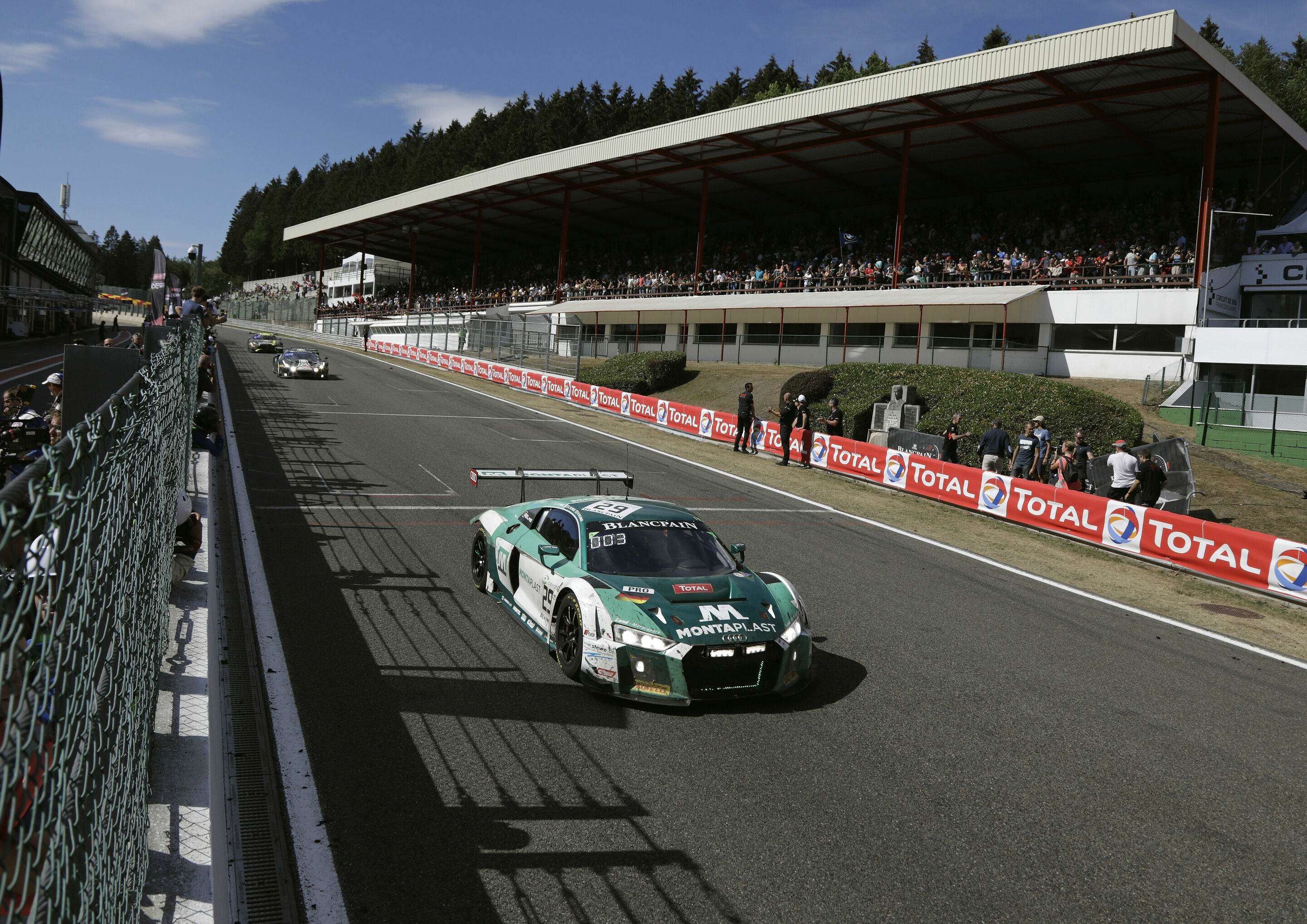 24h Spa 2018 - Audi R8 LMS #29 (Montaplast by Land-Motorsport), Kelvin van der Linde/Sheldon van der Linde/Jeffrey Schmidt
