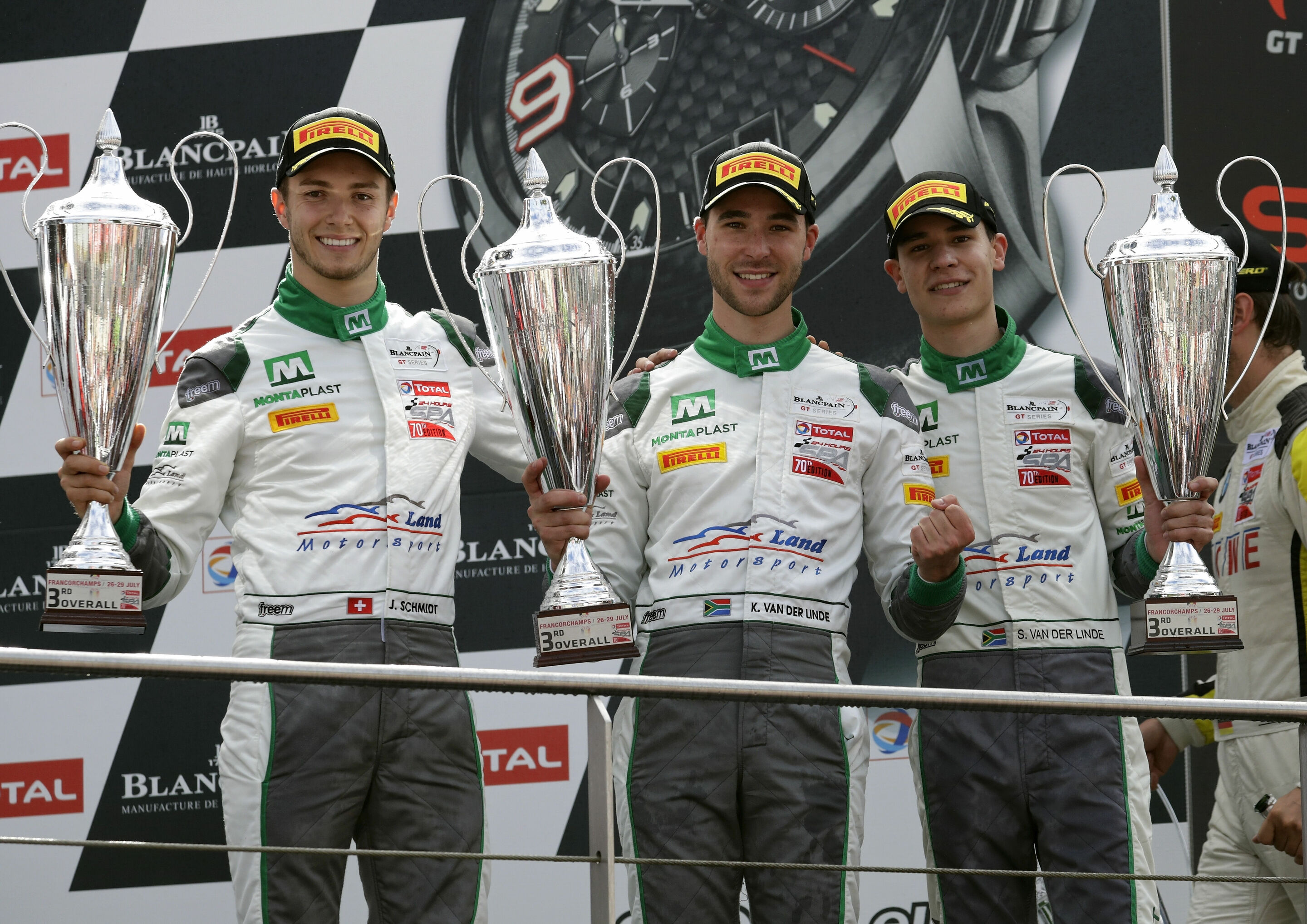 24h Spa 2018 - Jeffrey Schmidt, Kelvin van der Linde, Sheldon van der Linde