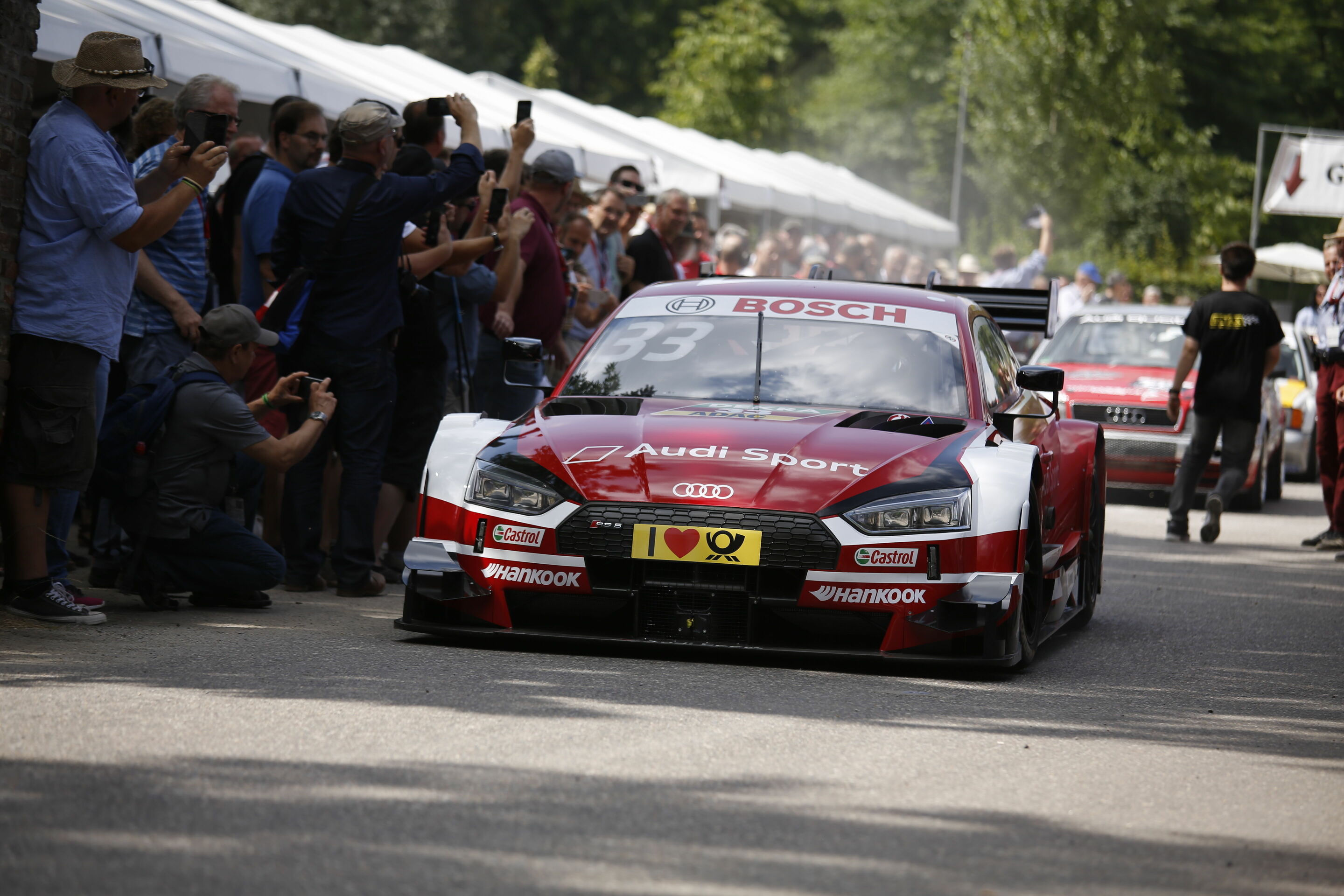Classic Days Schloss Dyck - Mike Rockenfeller im Audi RS 5 DTM bei den Classic Days Schloss Dyck