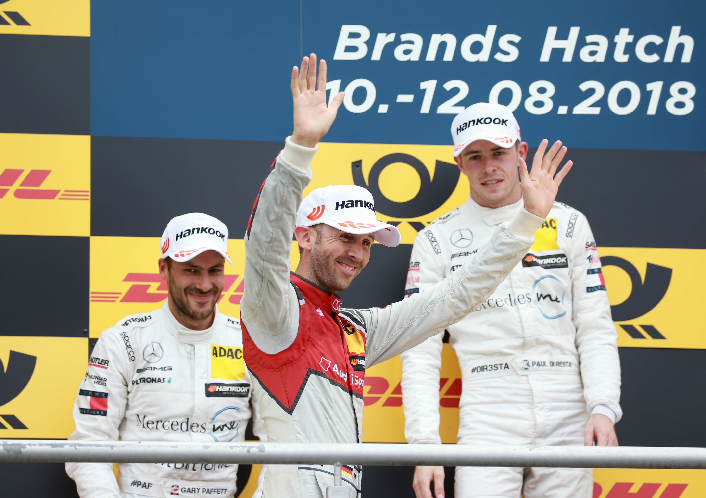 DTM Brands Hatch 2018 - Garry Paffett, Paul di Resta, René Rast
