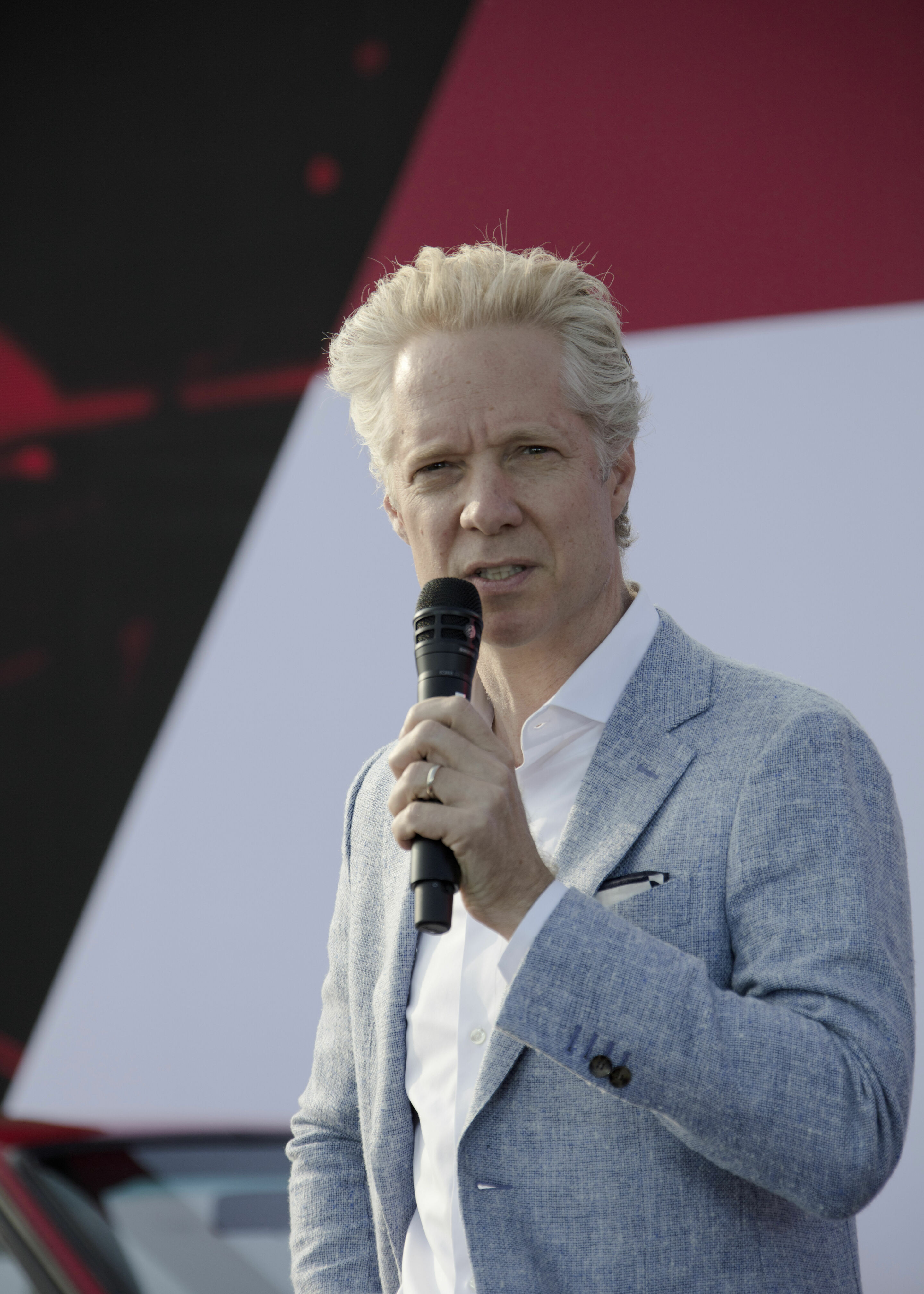 World premiere at Monterey Car Week - The Audi PB18 e-tron concept car is unveiled at Laguna Seca
Scott Keogh, president Audi of America