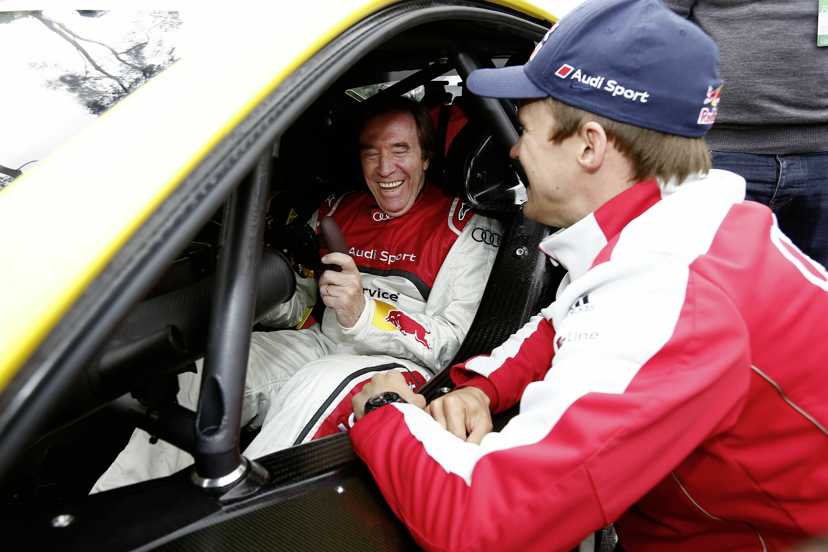 Günter Netzer drives the Audi RS 5 DTM - Günter Netzer, Mattias Ekström