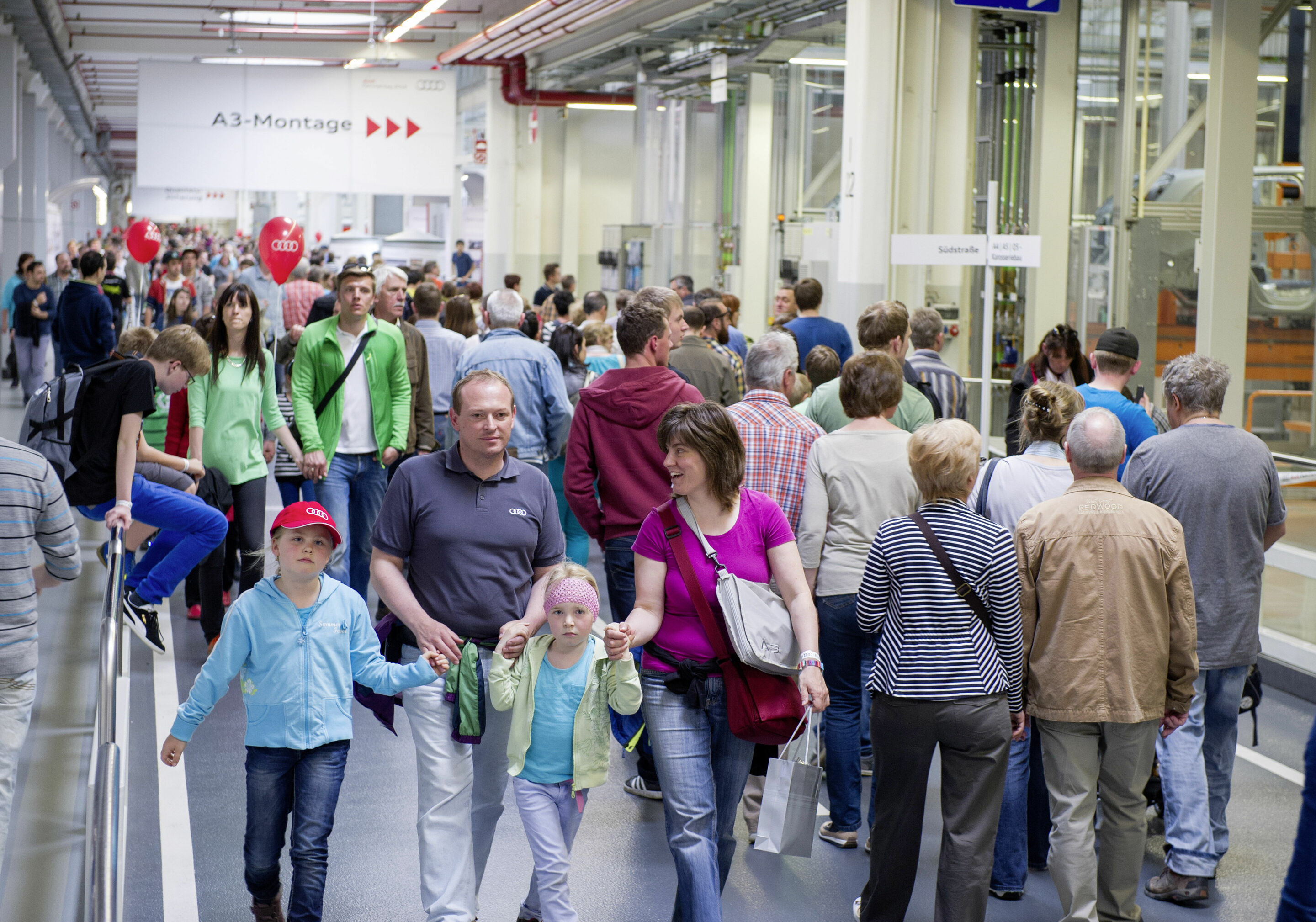 Familientag bei Audi am Standort Ingolstadt: