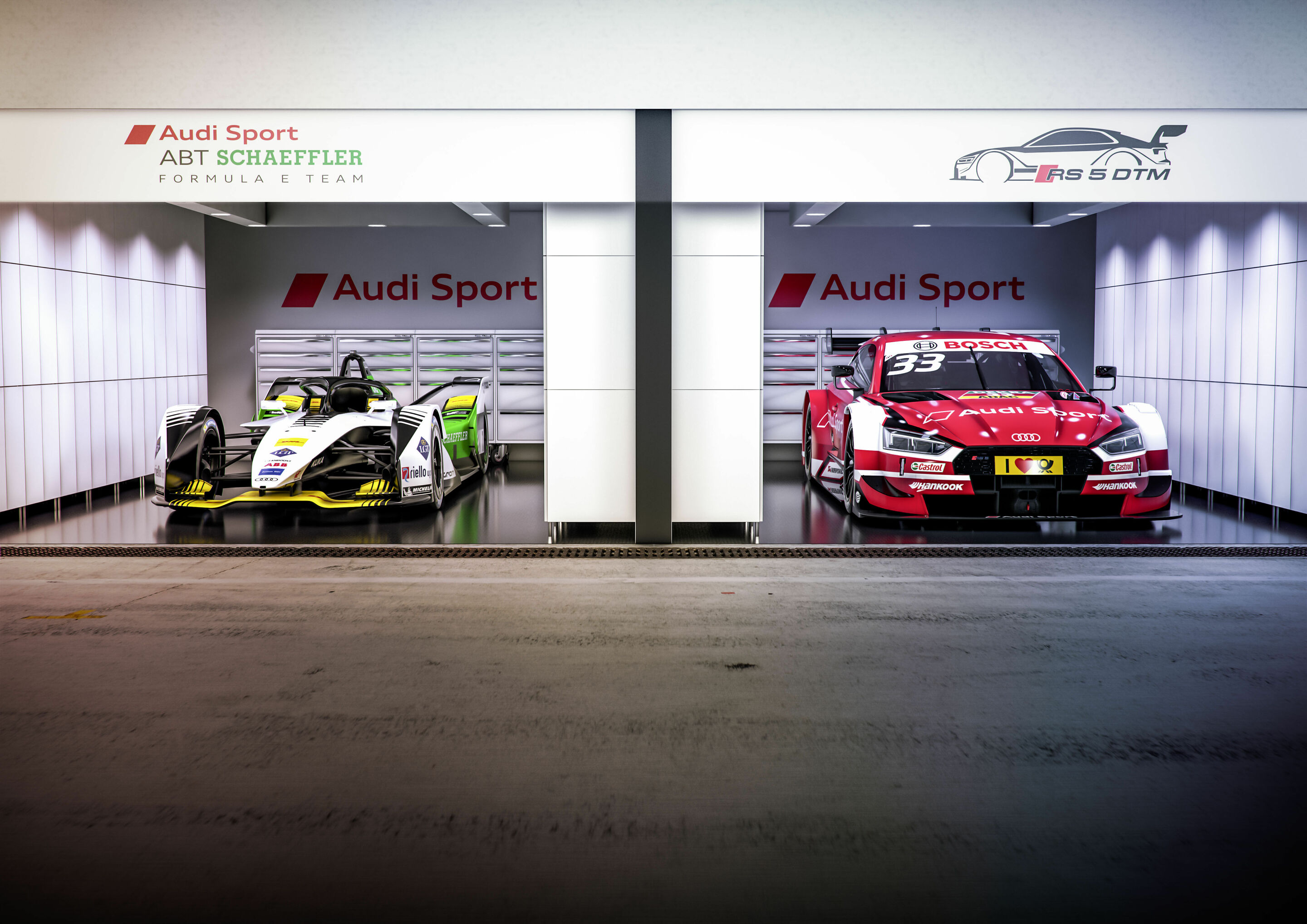 FIA Formel E, DTM - Audi e-tron FE05, Audi RS 5 DTM