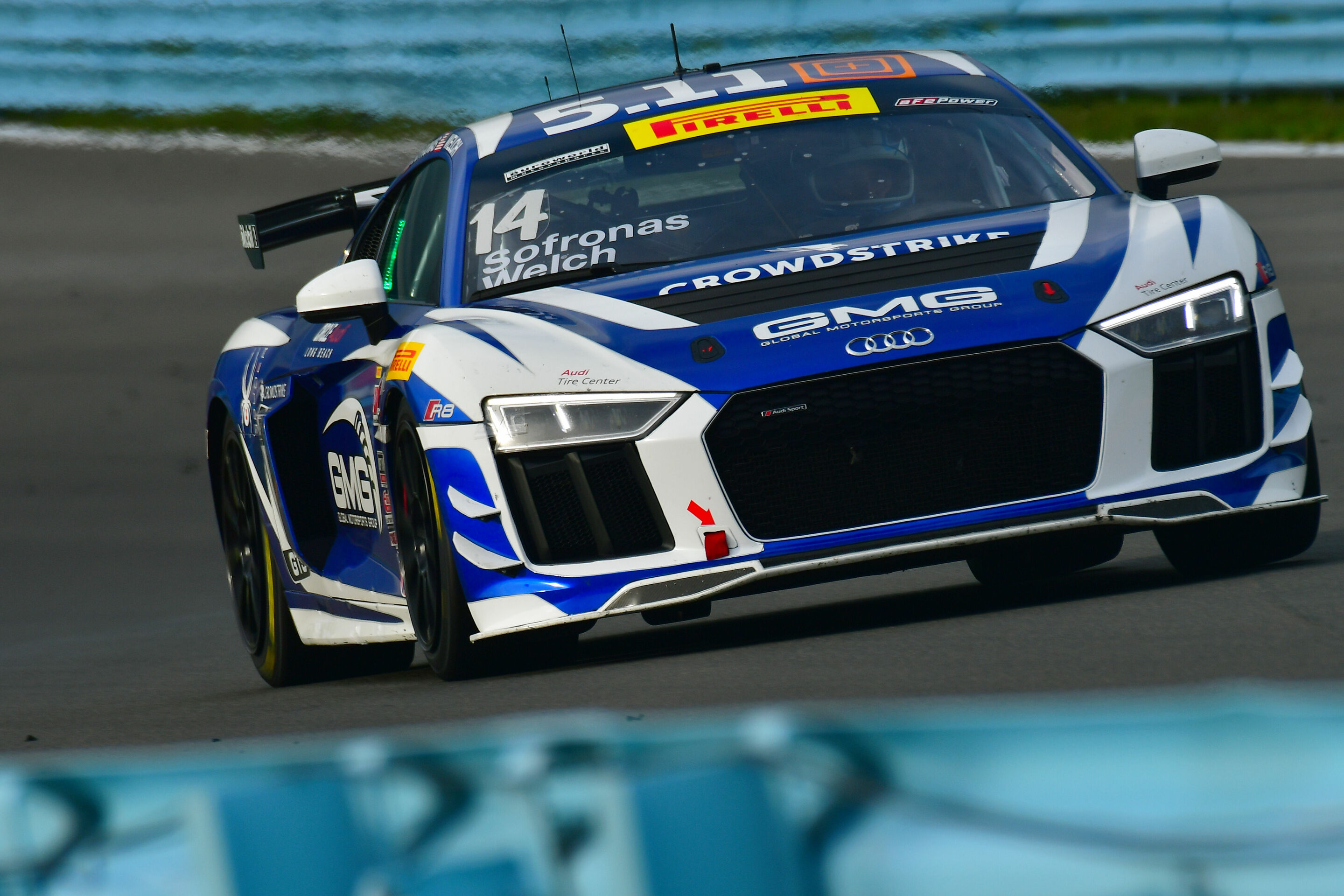 Pirelli World Challenge 2018 - Audi R8 LMS GT4 #6 (GMG Racing), James Sofronas