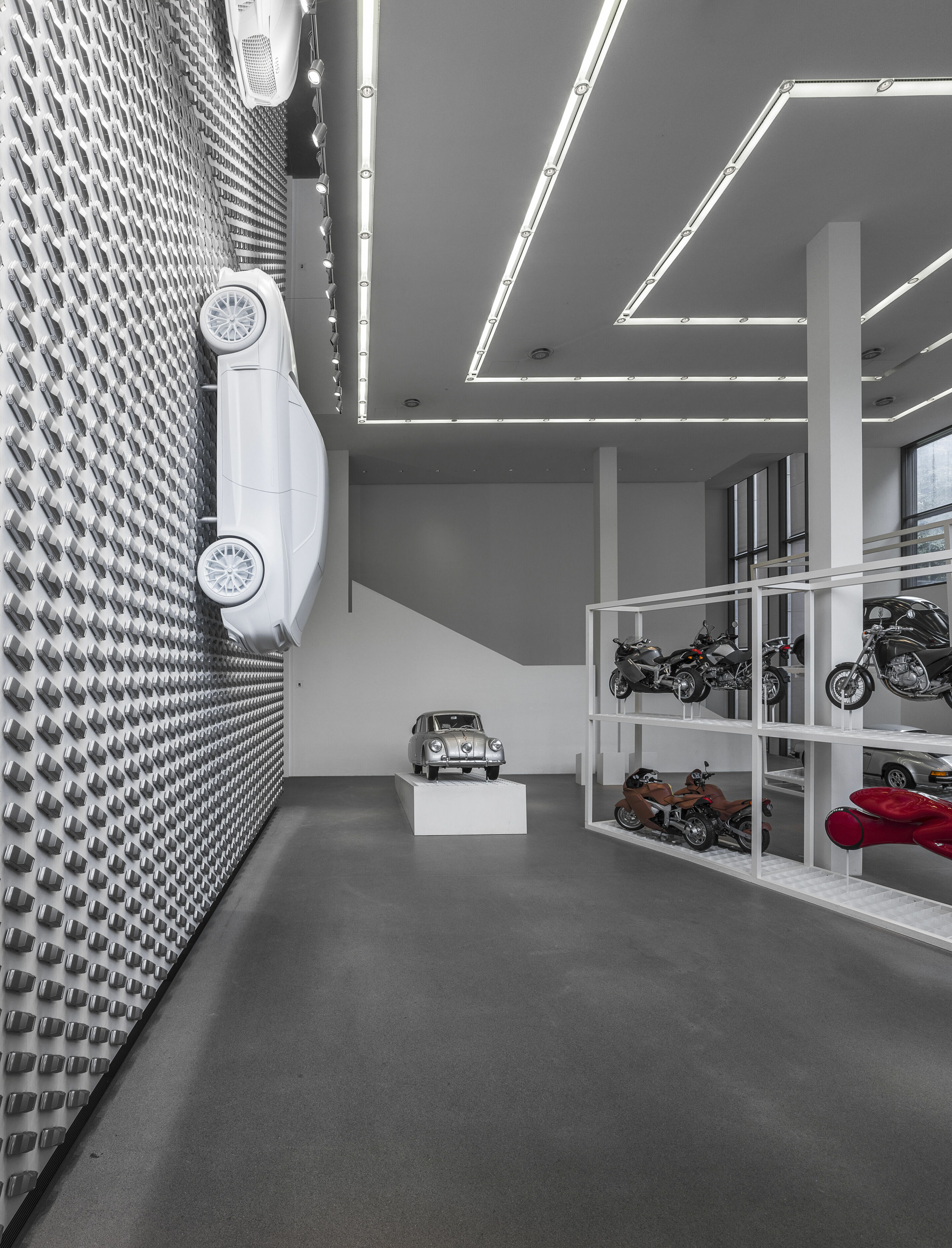 Audi design wall in the Pinakothek der Moderne