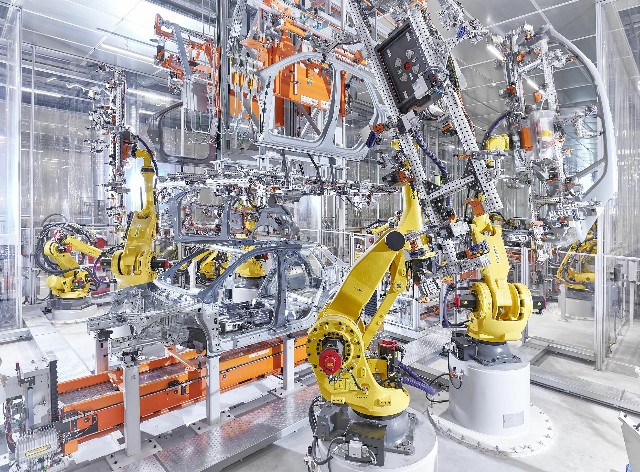 Audi-Standort Győr - Produktion Audi Q3: Karosseriebau