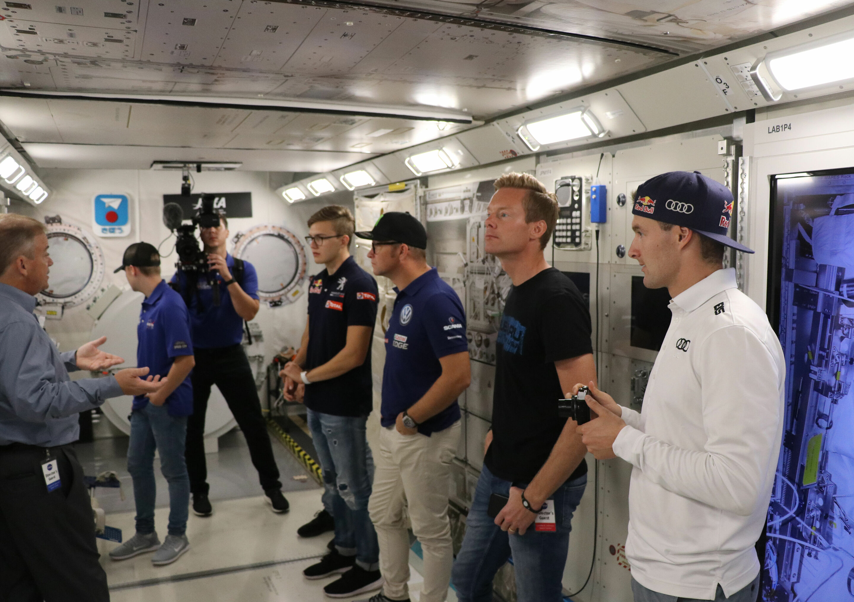 Andreas Bakkerud @ NASA - Andreas Bakkerud (EKS Audi Sport), Johnson Space Center in Houston