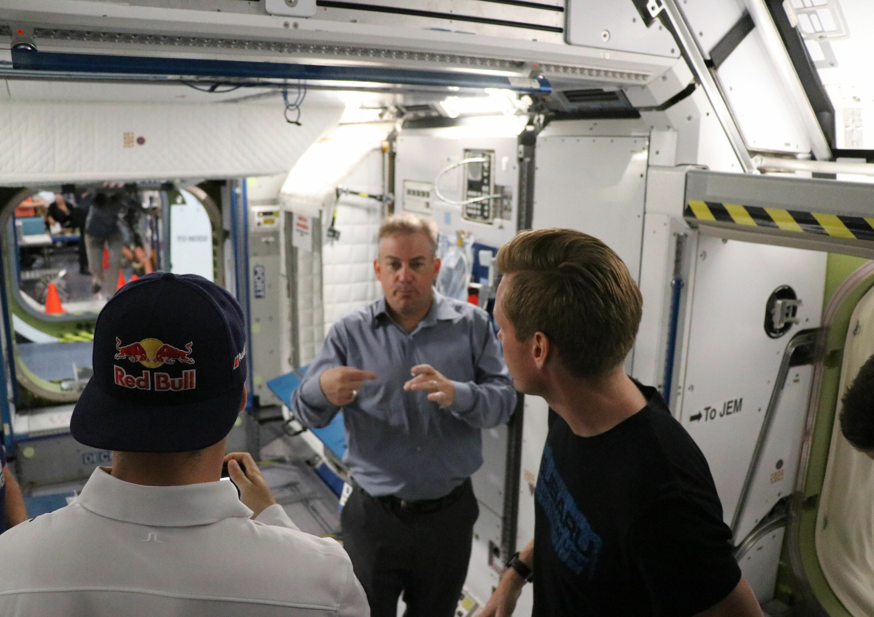 Andreas Bakkerud @ NASA - Andreas Bakkerud (EKS Audi Sport), Johnson Space Center in Houston
