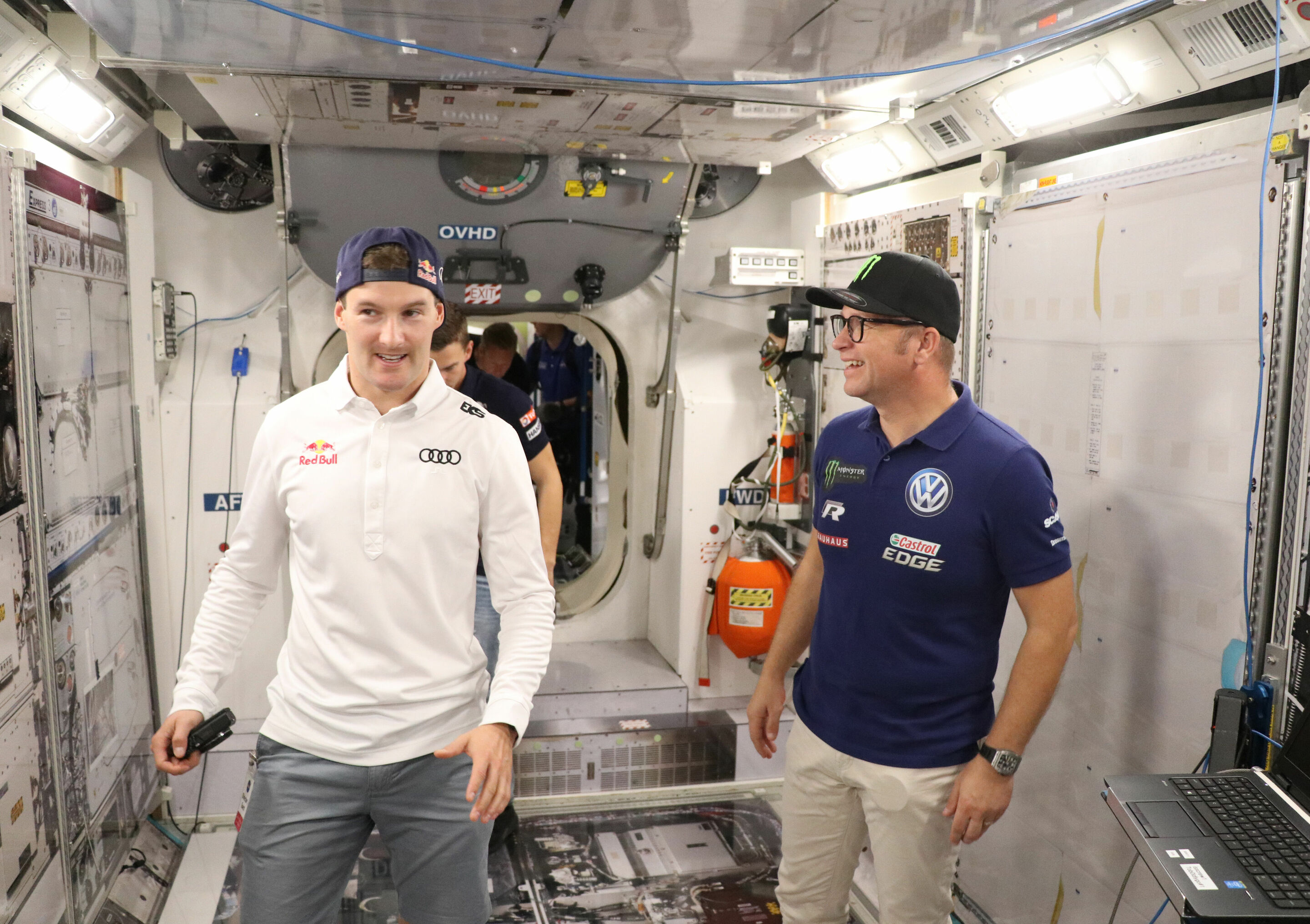 Andreas Bakkerud @ NASA - Andreas Bakkerud (EKS Audi Sport), Johnson Space Center in Houston