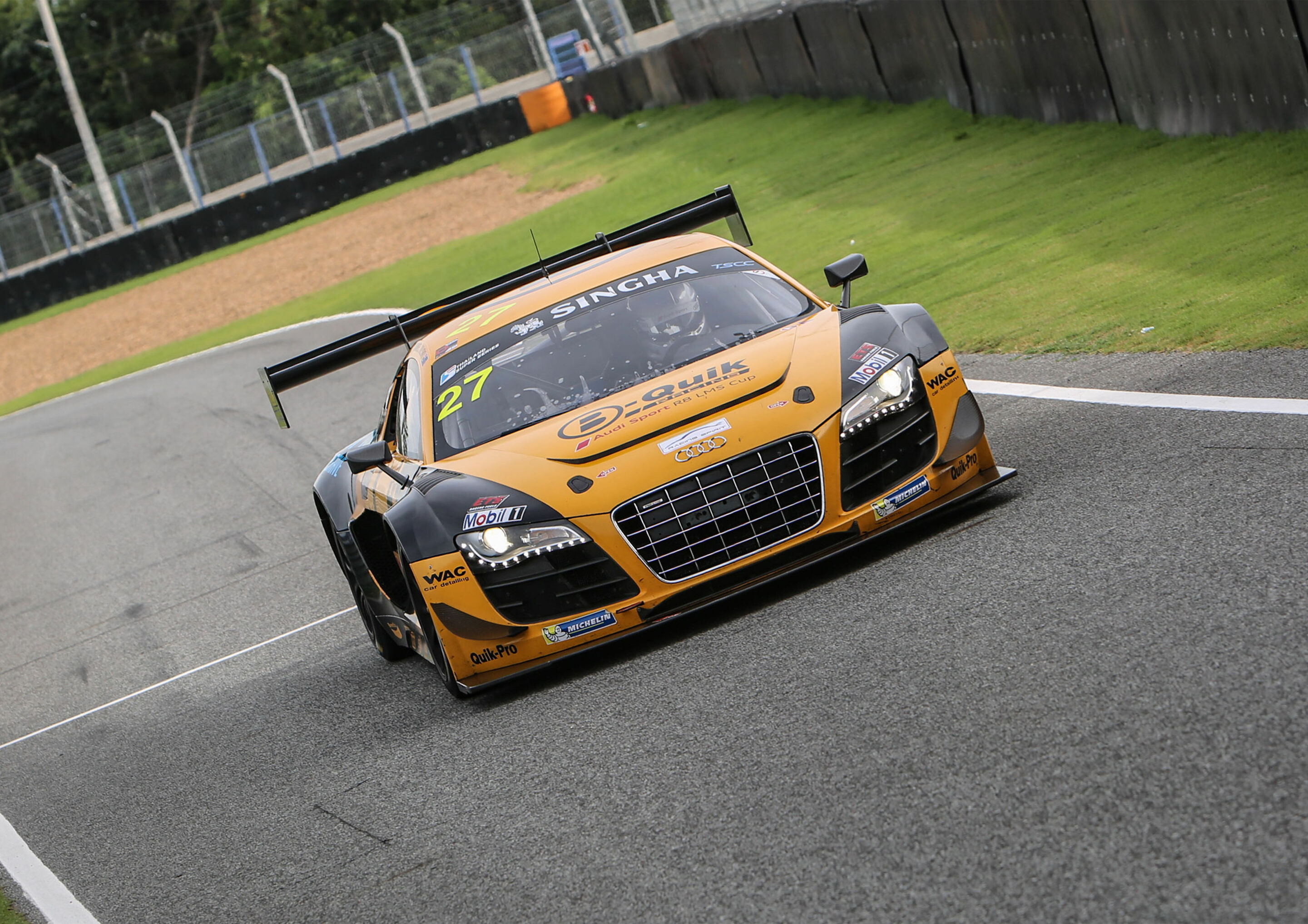 Thailand Super Series 2018 - Audi R8 LMS ultra #27 (B-Quik Racing), Daniel Bilski/Rahel Frey