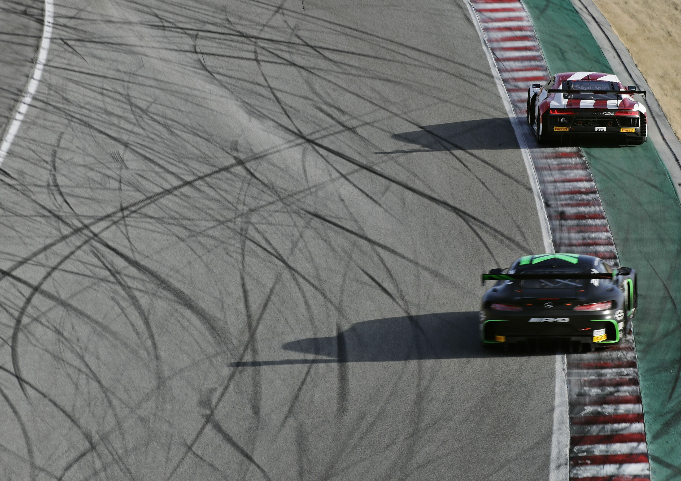 California 8 Hours 2018 - Audi R8 LMS #29 (Audi Sport Team Land), Christopher Haase/Kelvin van der Linde/Christopher Mies