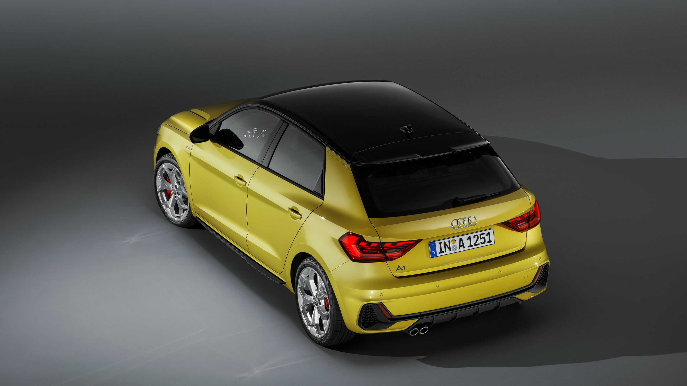 Audi A1 Sportback - Standaufnahme 
Farbe: Pythongelb