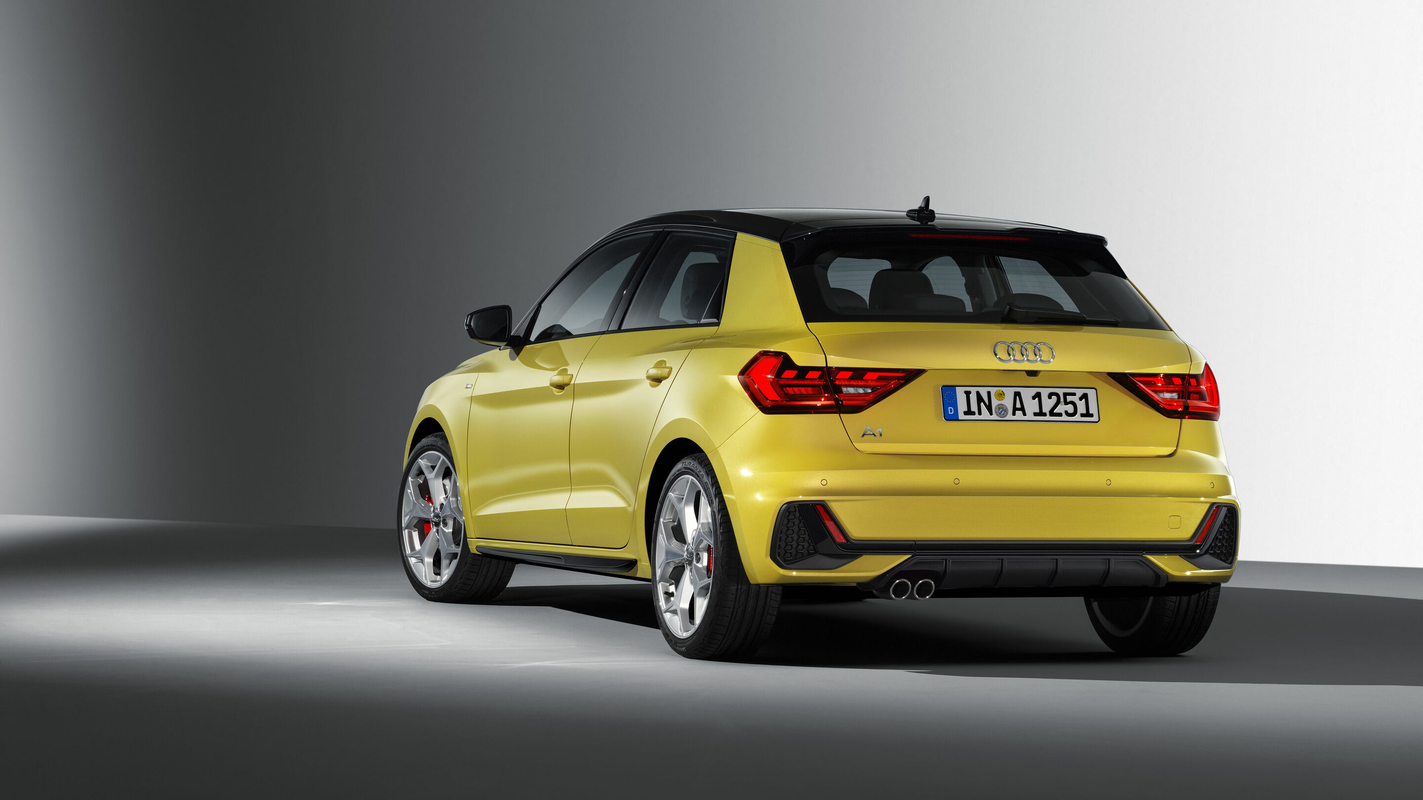 Audi A1 Sportback - Standaufnahme 
Farbe: Pythongelb