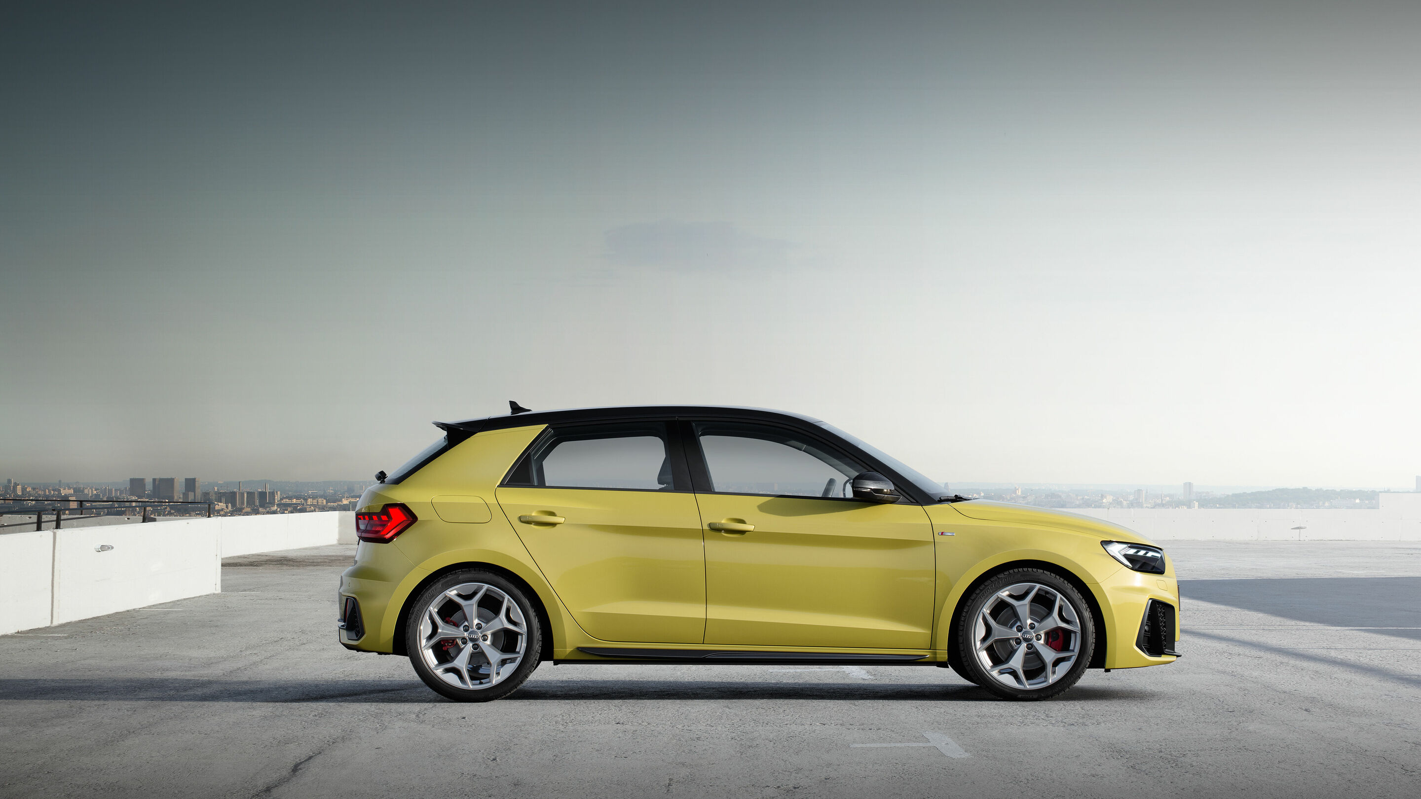Audi A1 Sportback - Standaufnahme 
Farbe: Pythongelb