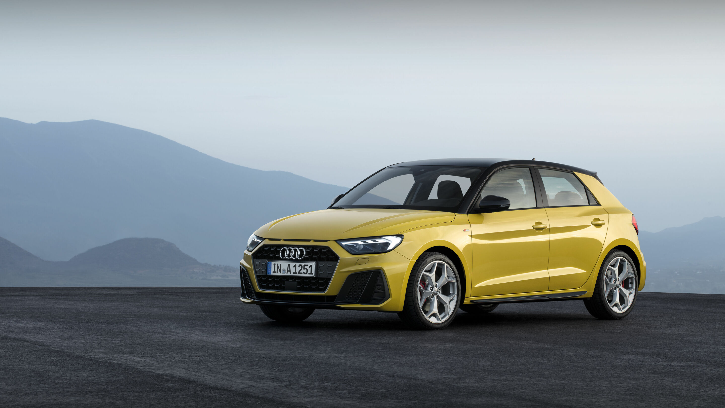 Audi A1 Sportback - Standaufnahme 
Farbe: Pythongelb
