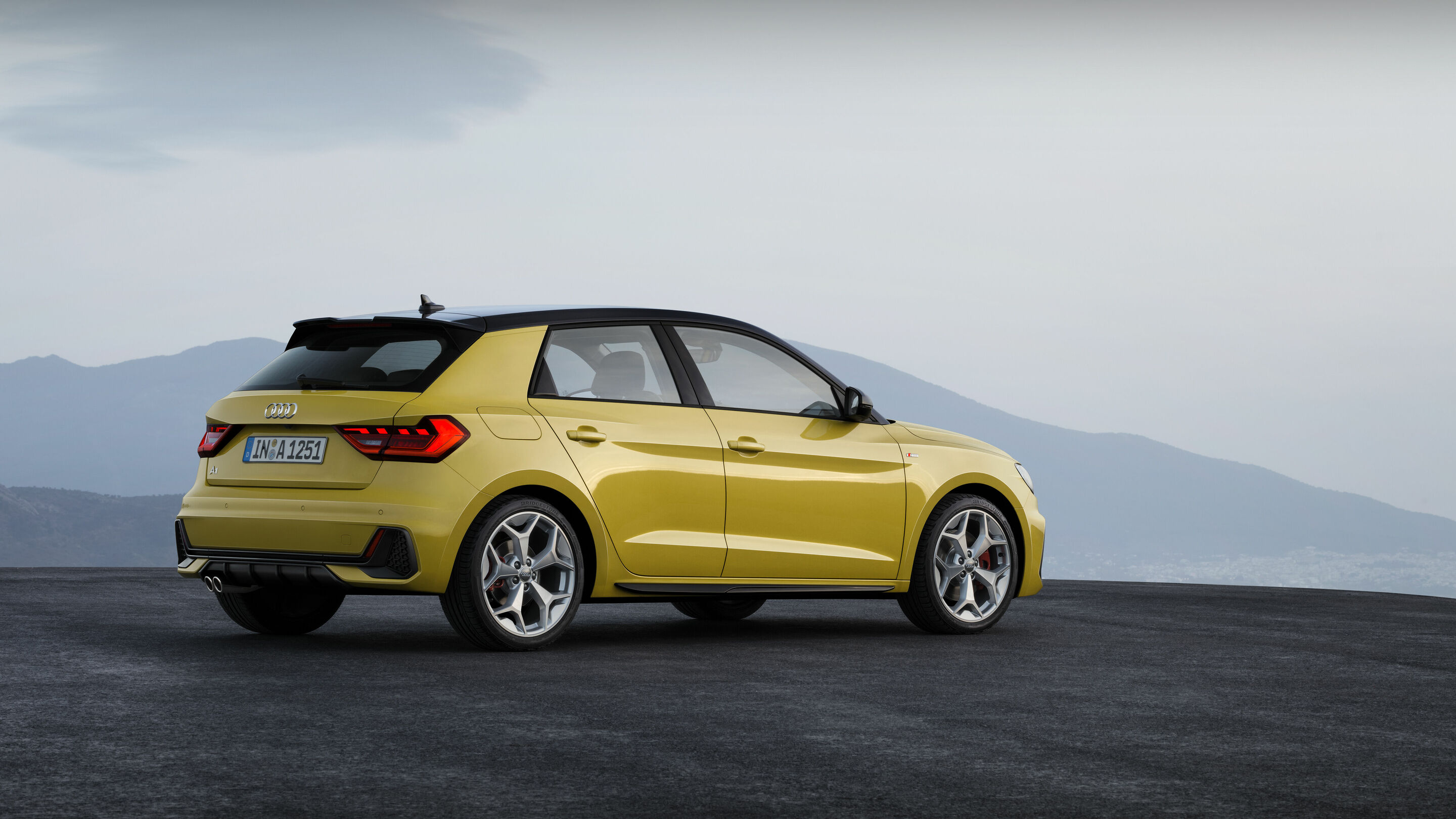 Audi A1 Sportback - Standaufnahme 
Farbe: Pythongelb