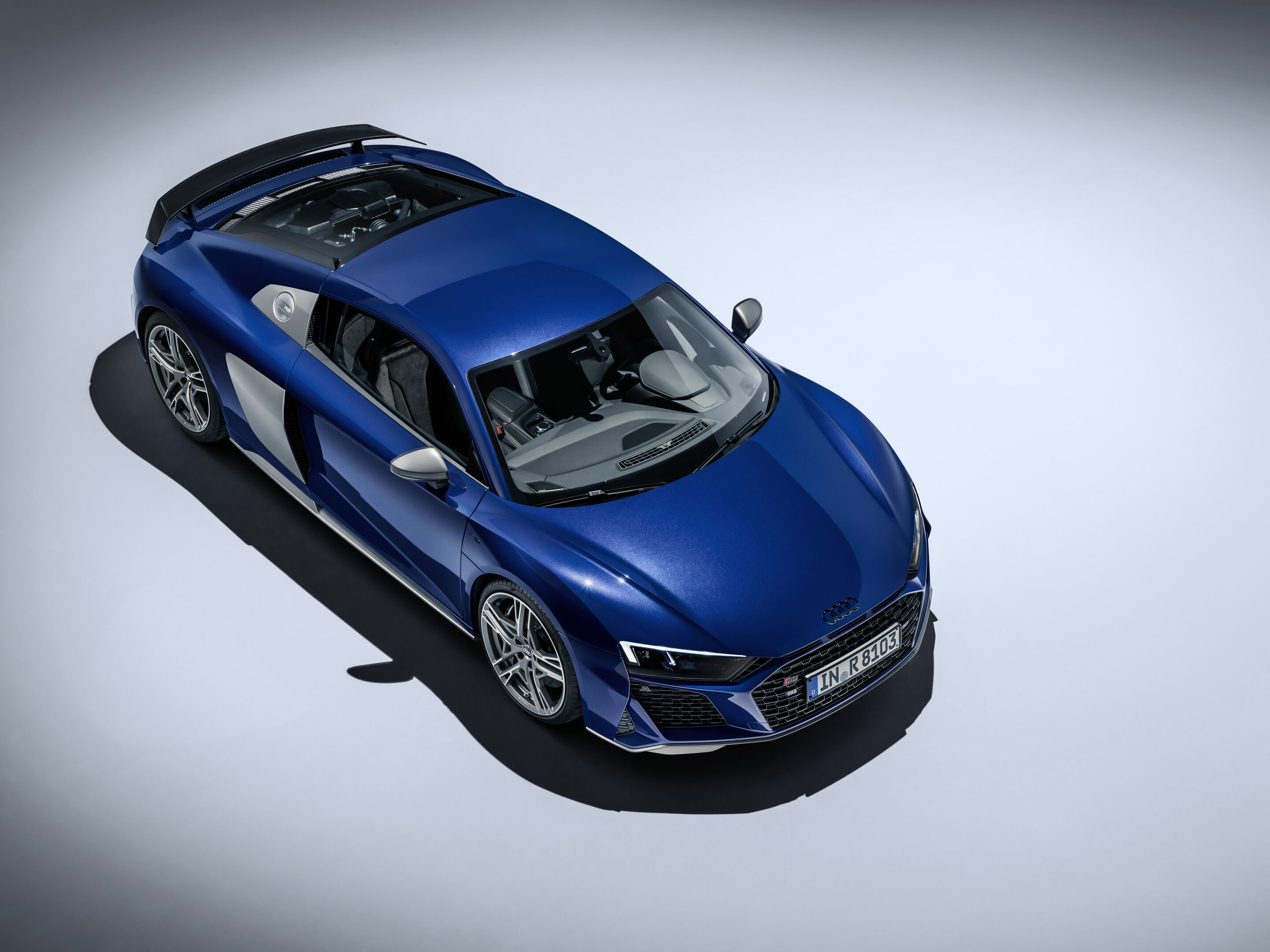Audi R8 Coupé V10 performance quattro - Standaufnahme
Farbe: Ascariblau metallic
