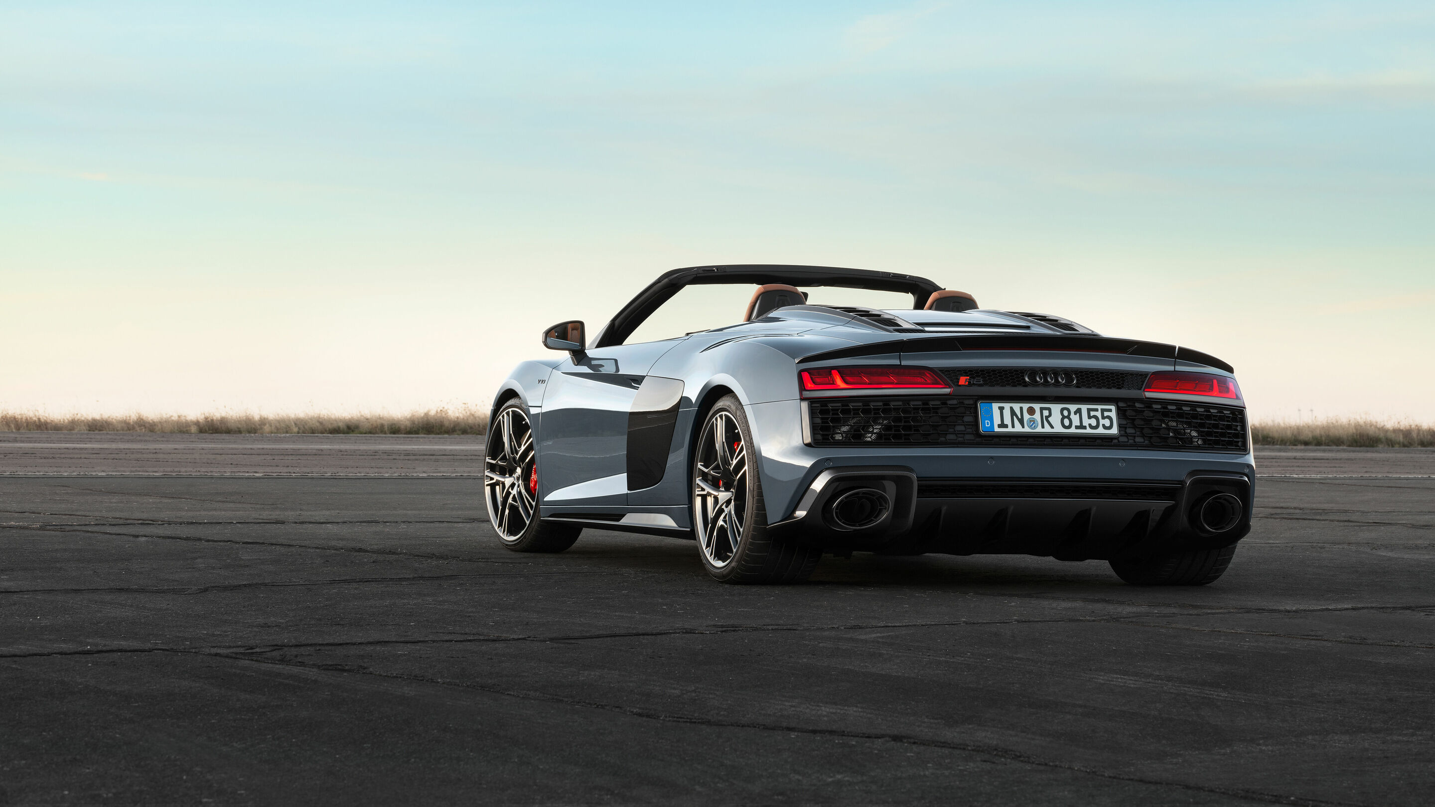 Audi R8 Spyder V10 performance quattro - Standaufnahme
Farbe: Kemoragrau metallic