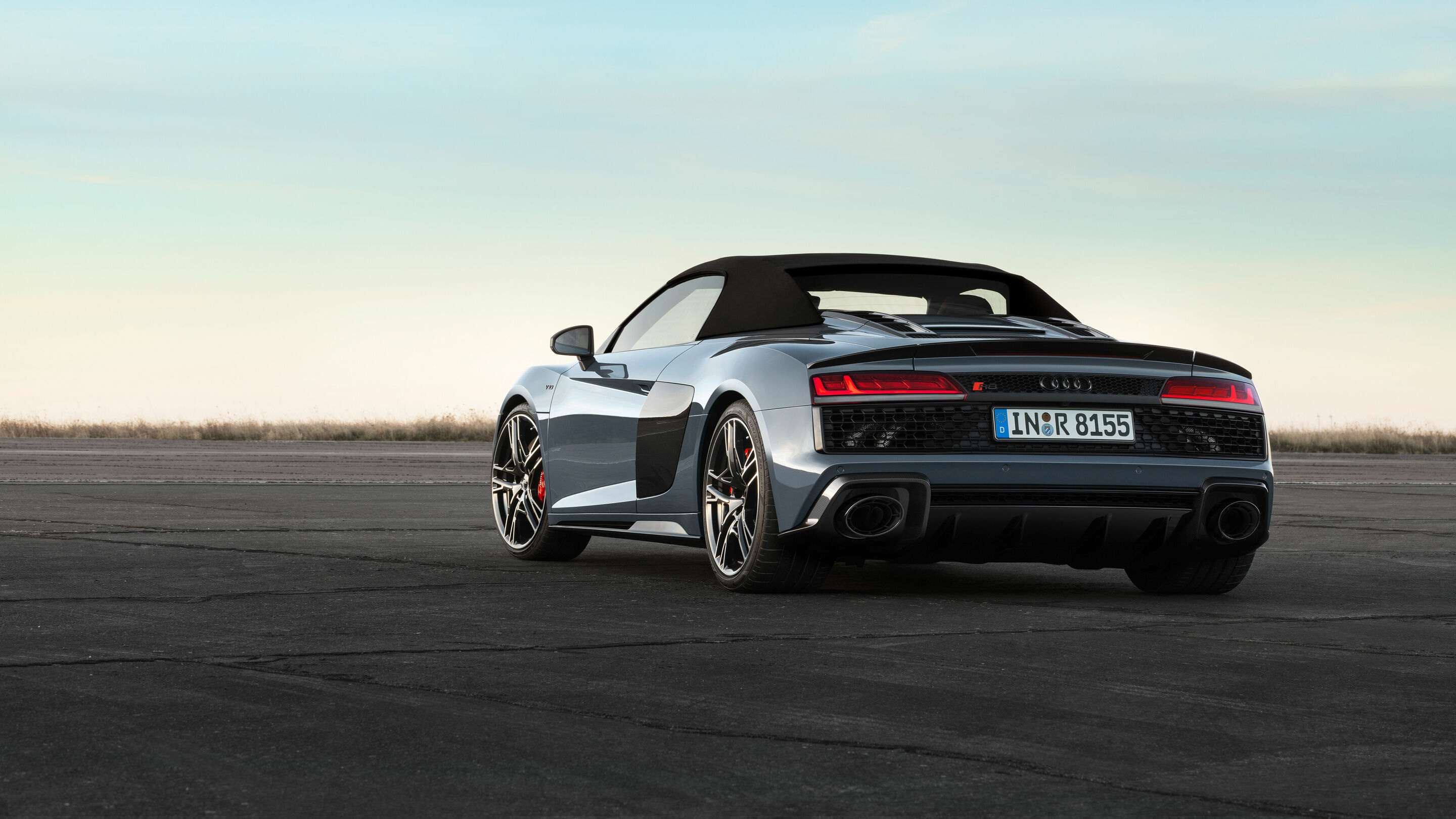 Audi R8 Spyder V10 performance quattro - Standaufnahme
Farbe: Kemoragrau metallic