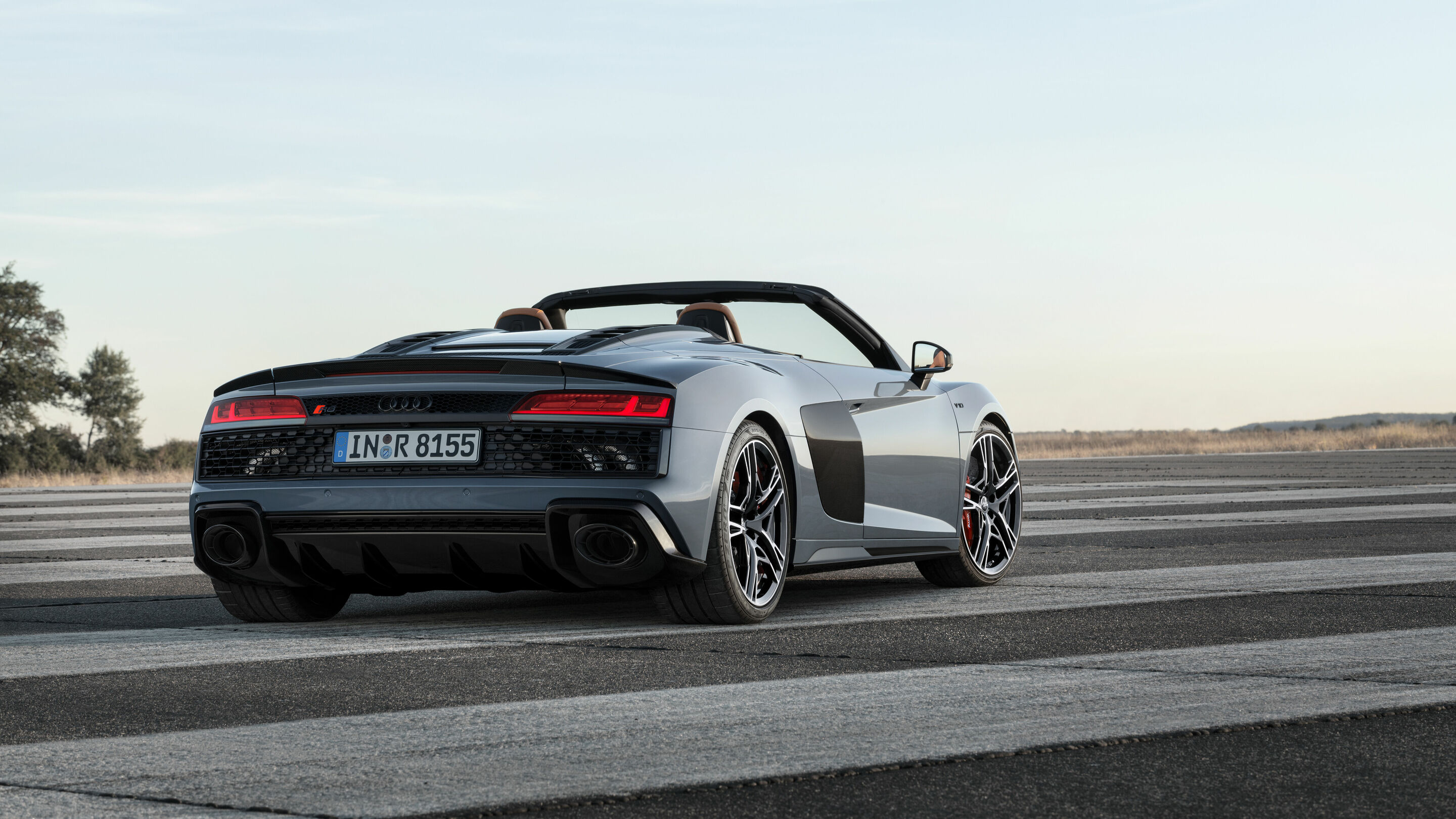 Audi R8 Spyder V10 performance quattro - Standaufnahme
Farbe: Kemoragrau metallic