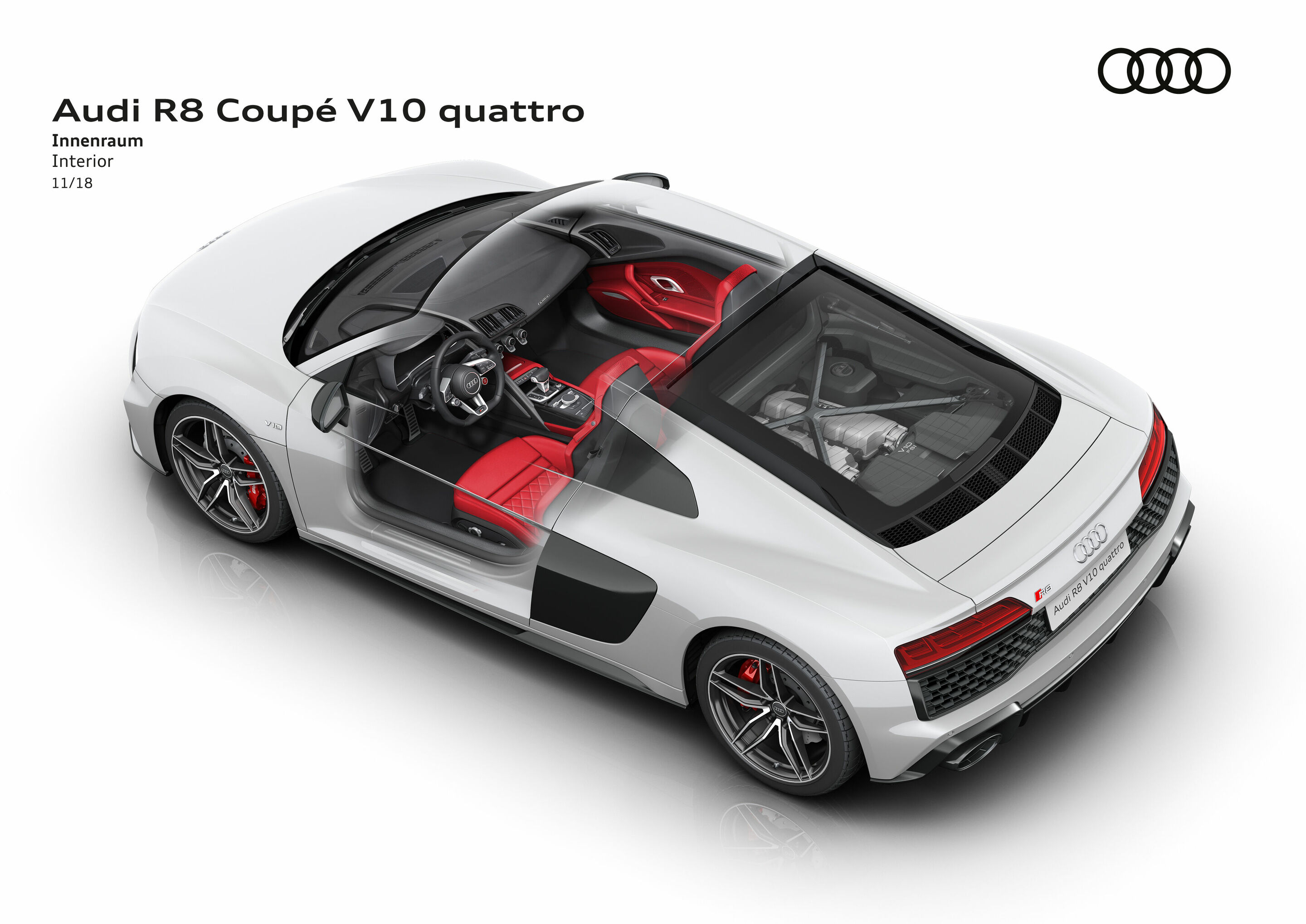 Illustration - Audi R8 Coupé V10 quattro - Interior