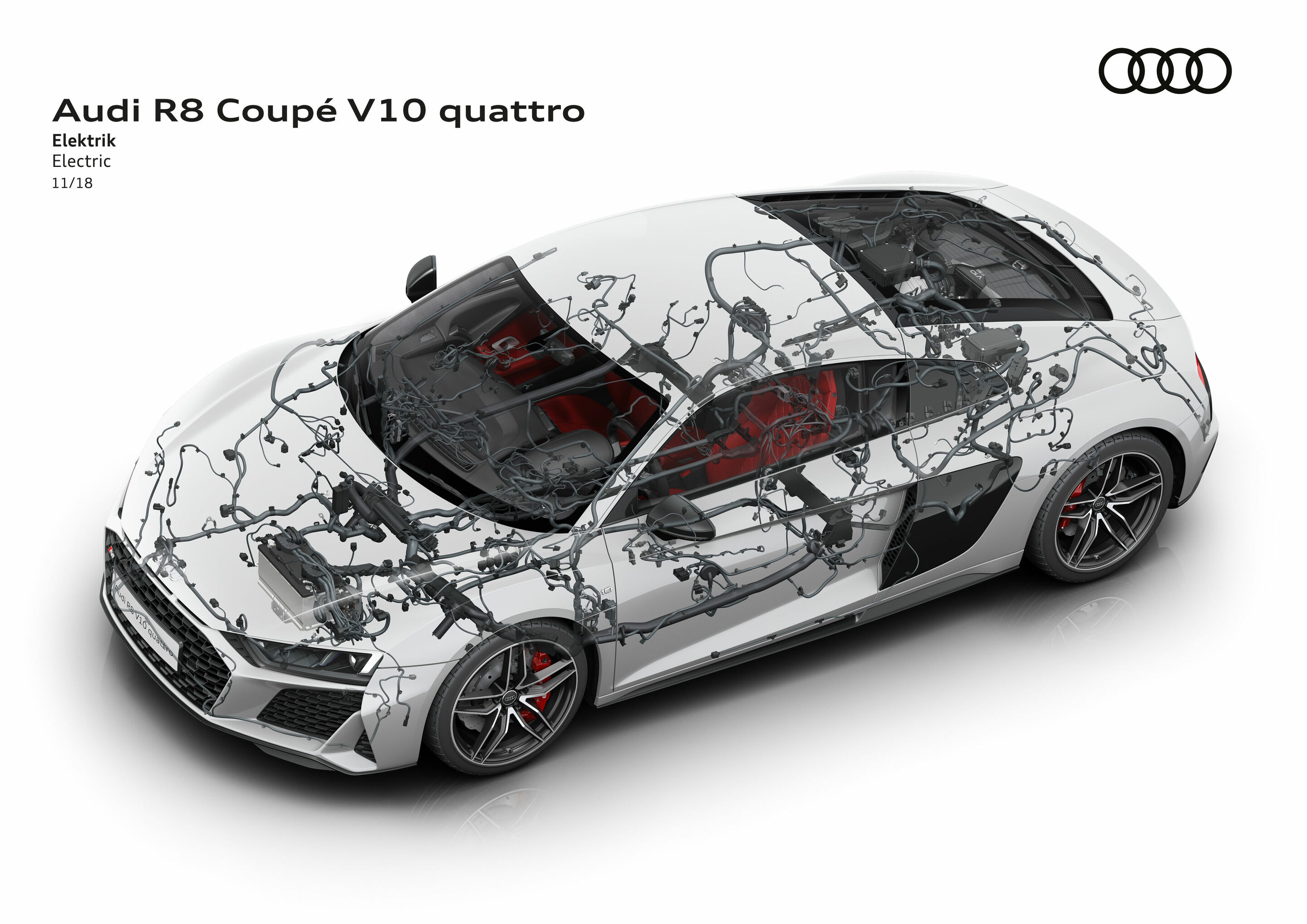 Illustration - Audi R8 Coupé V10 quattro - Elektrik