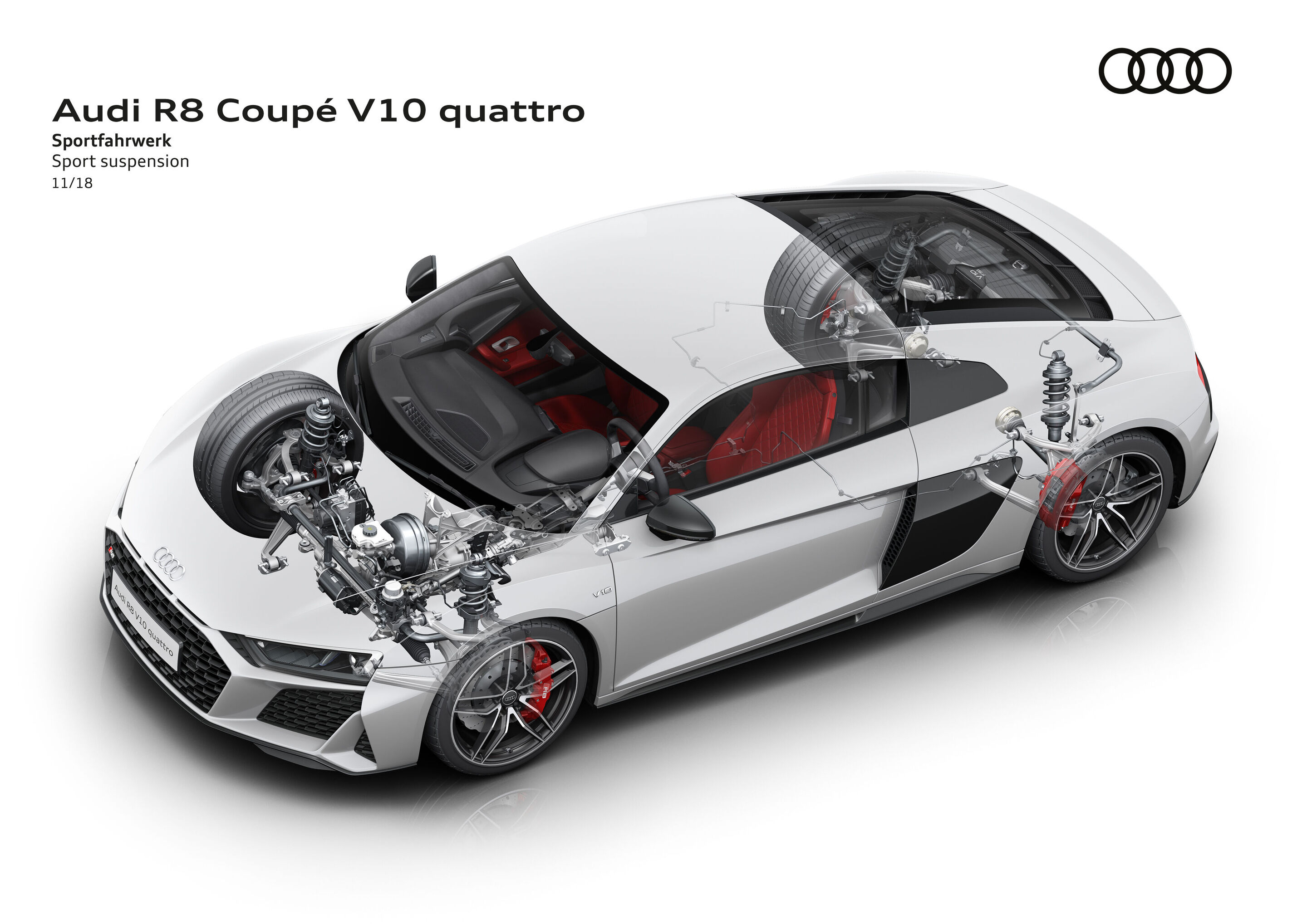 Illustration - Audi R8 Coupé V10 quattro - Sportfahrwerk