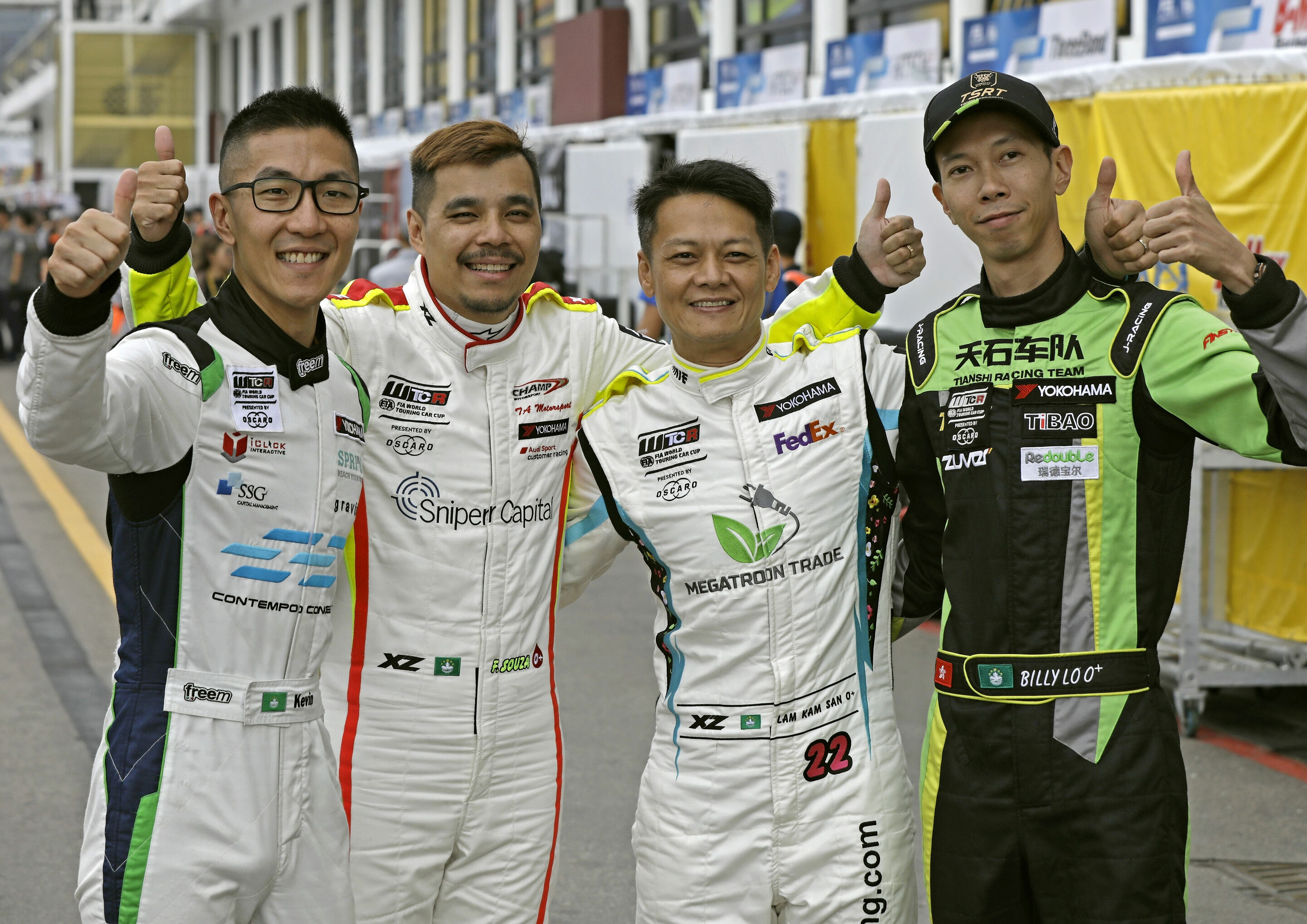 WTCR - FIA World Touring Car Cup 2018 - Kevin Wing Kin Tse, Filipe Souza, Lam Kam San, Billy Lo