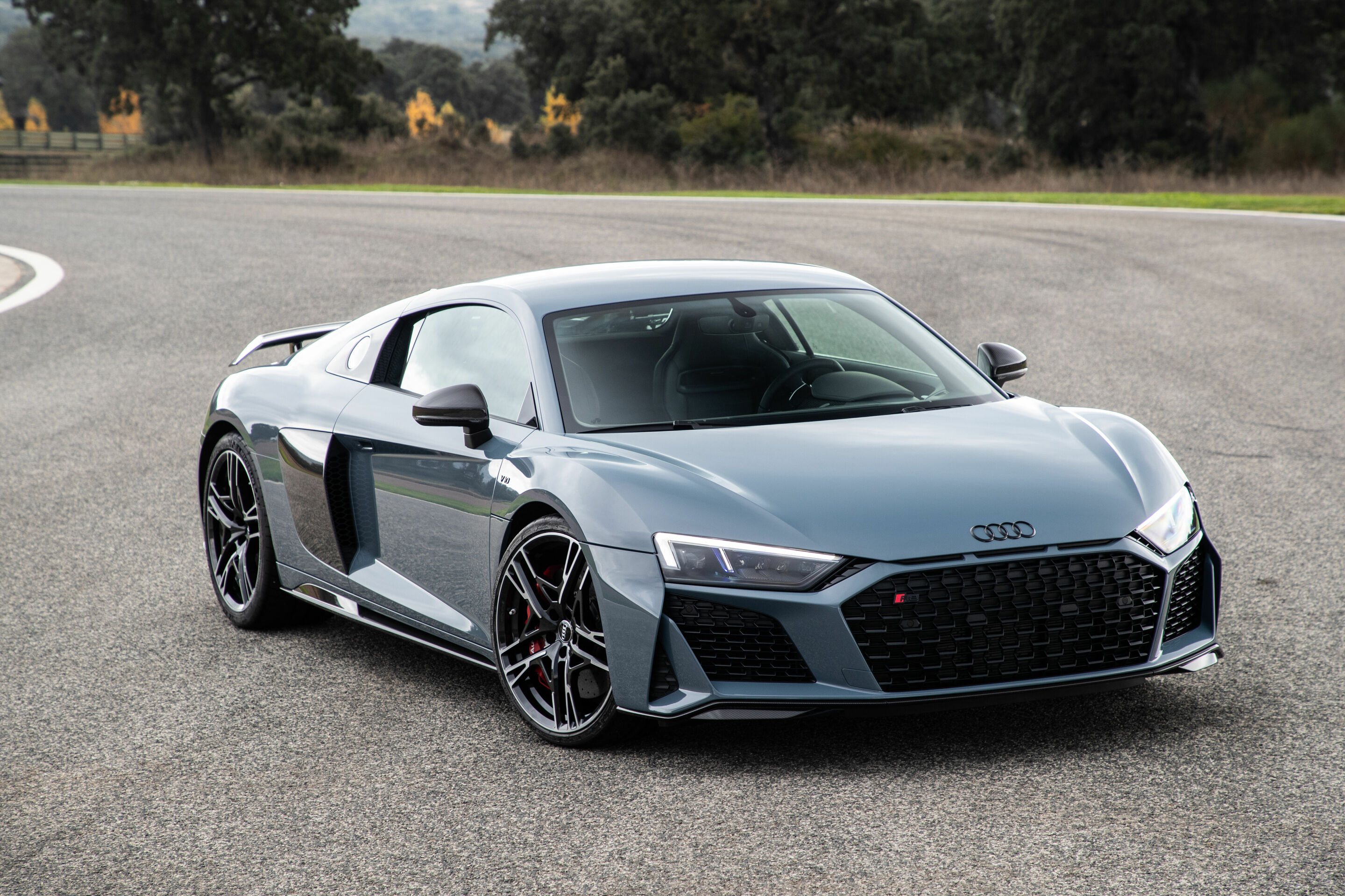 Audi R8 Coupé V10 performance quattro - Standaufnahme 
Farbe: Kemoragrau metallic
