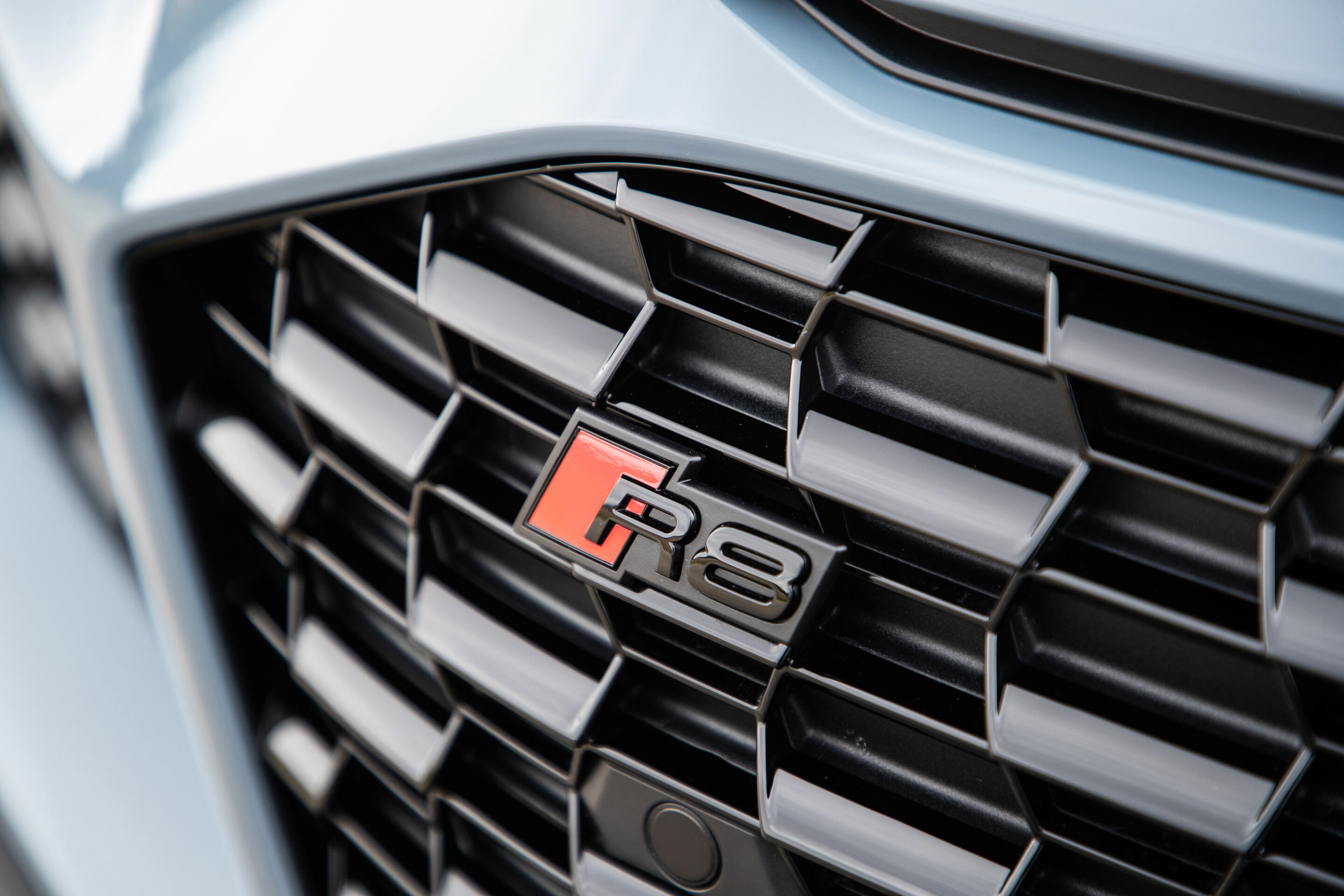 Audi R8 Coupé V10 performance quattro - Detail
Colour: Kemora gray metallic