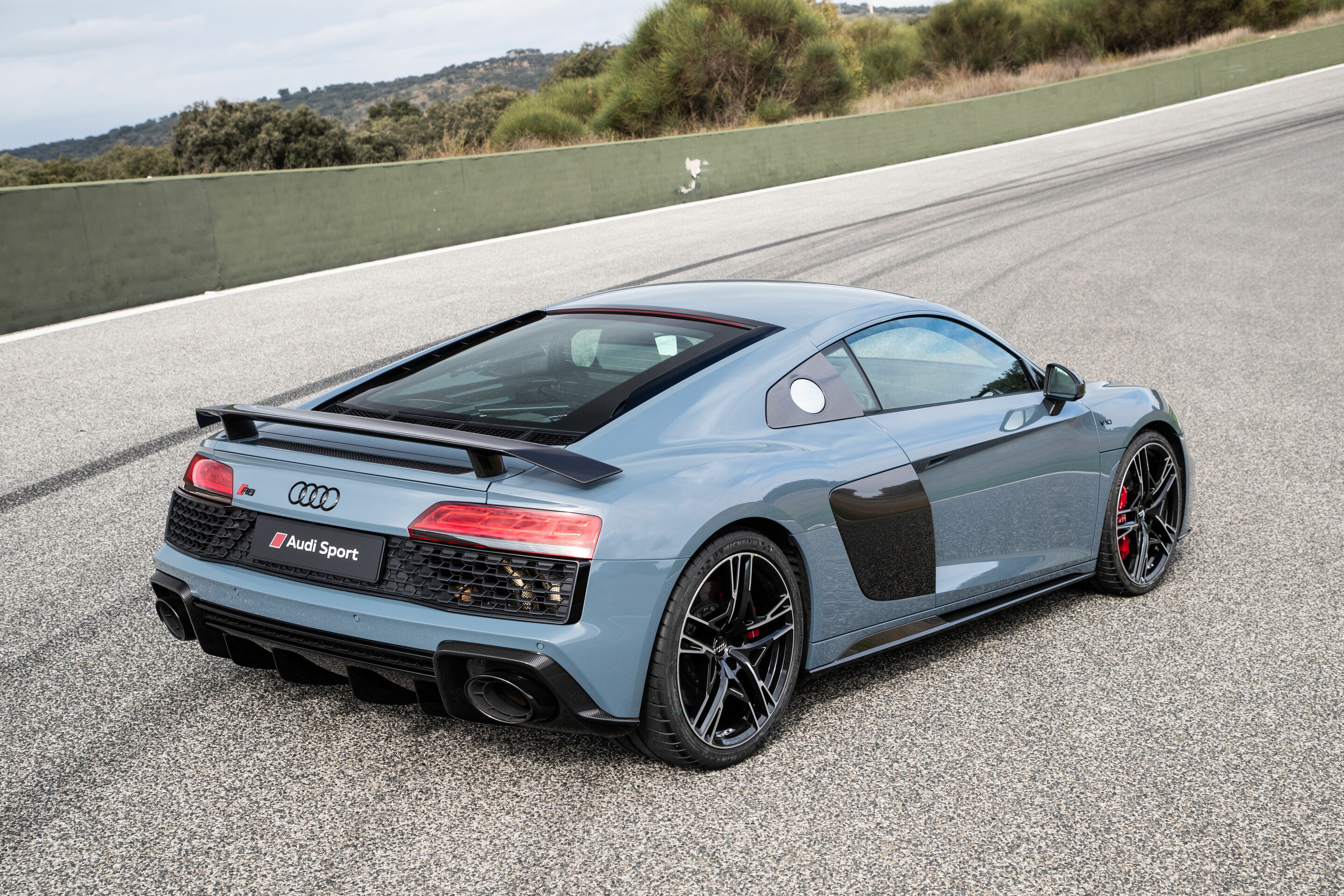 Audi R8 Coupé V10 performance quattro - Standaufnahme 
Farbe: Kemoragrau metallic