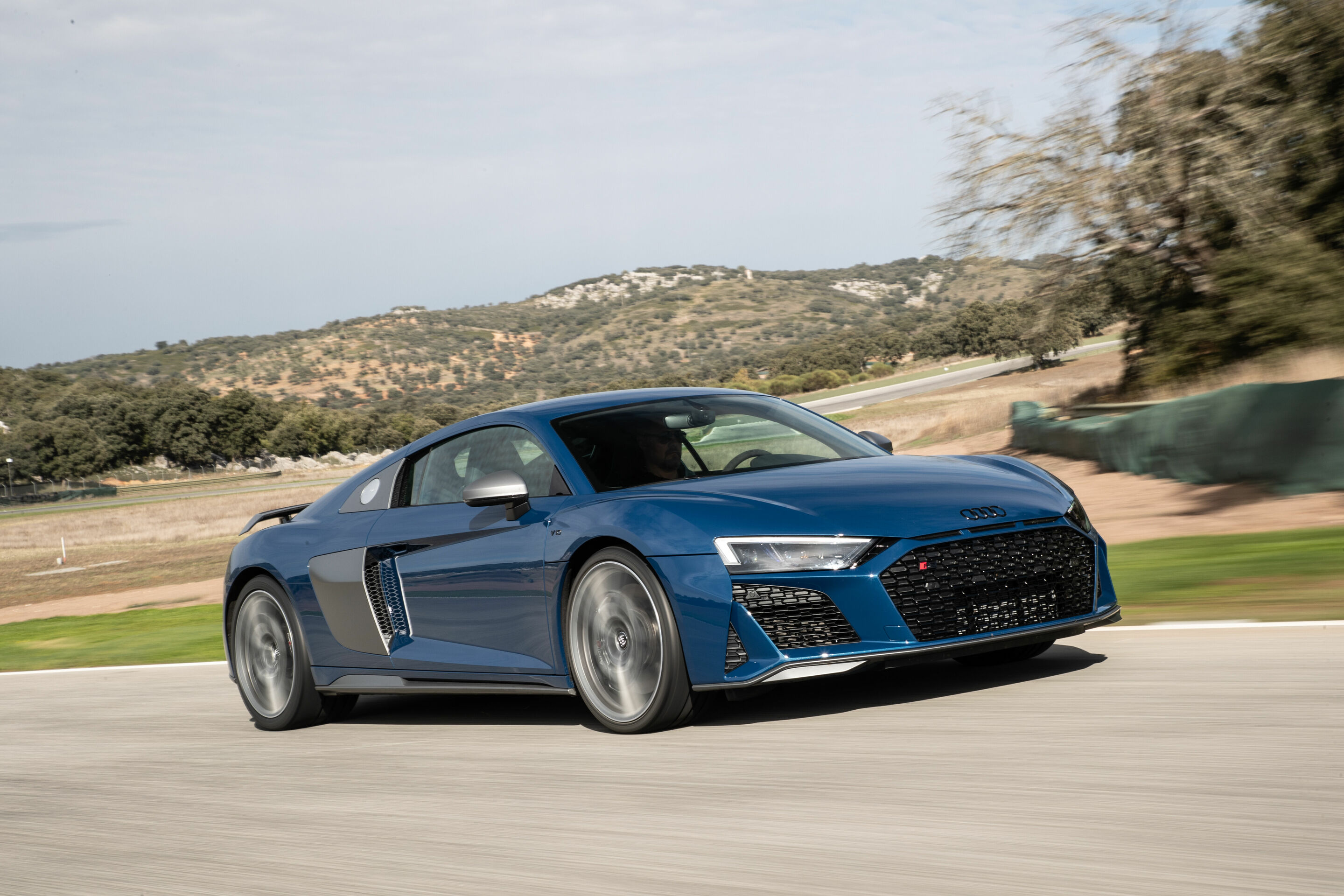 Audi R8 Coupé V10 performance quattro - Standaufnahme 
Farbe: Ascariblau Metallic