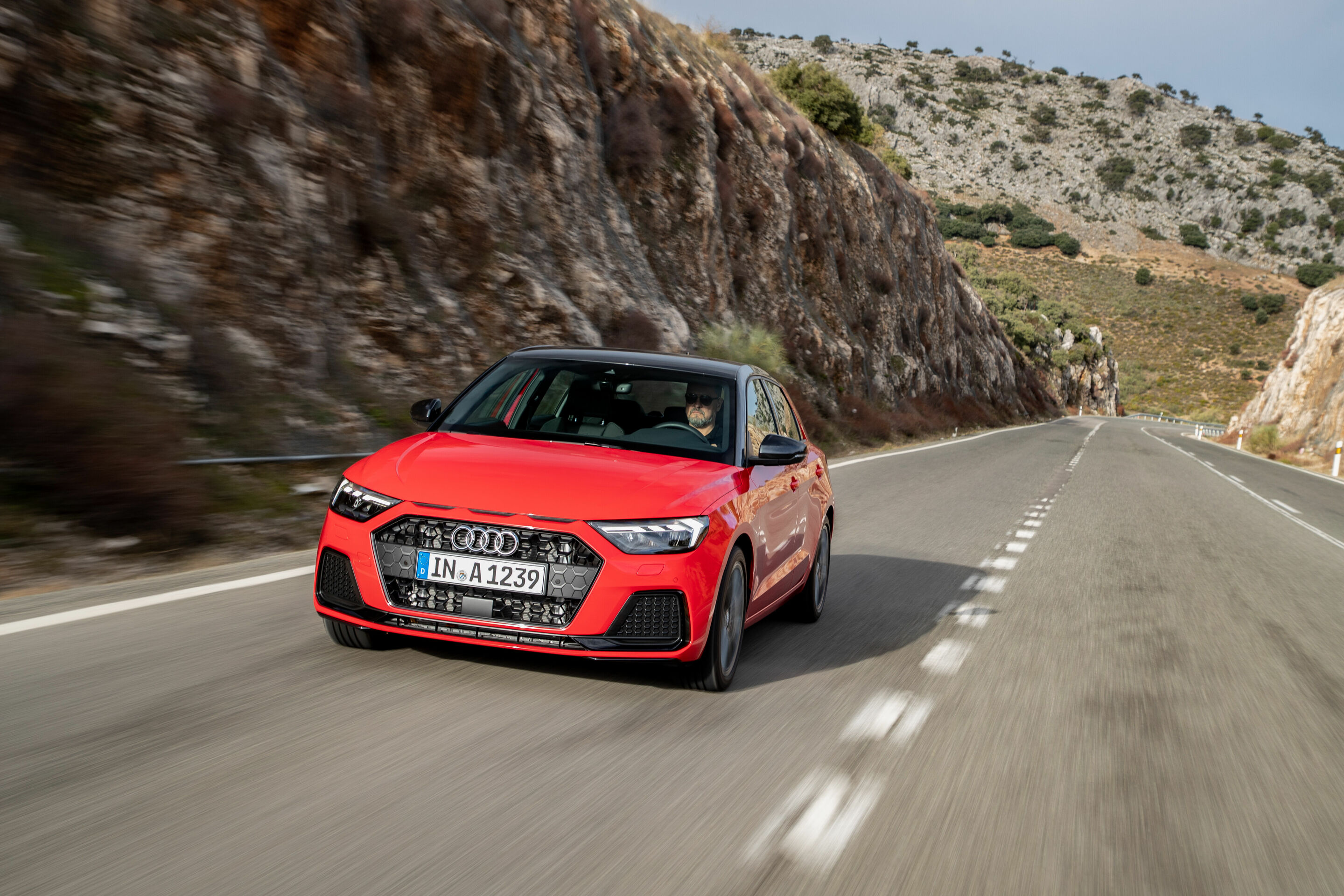 Audi A1 Sportback - Dynamic Photo 
Colour: Misano red