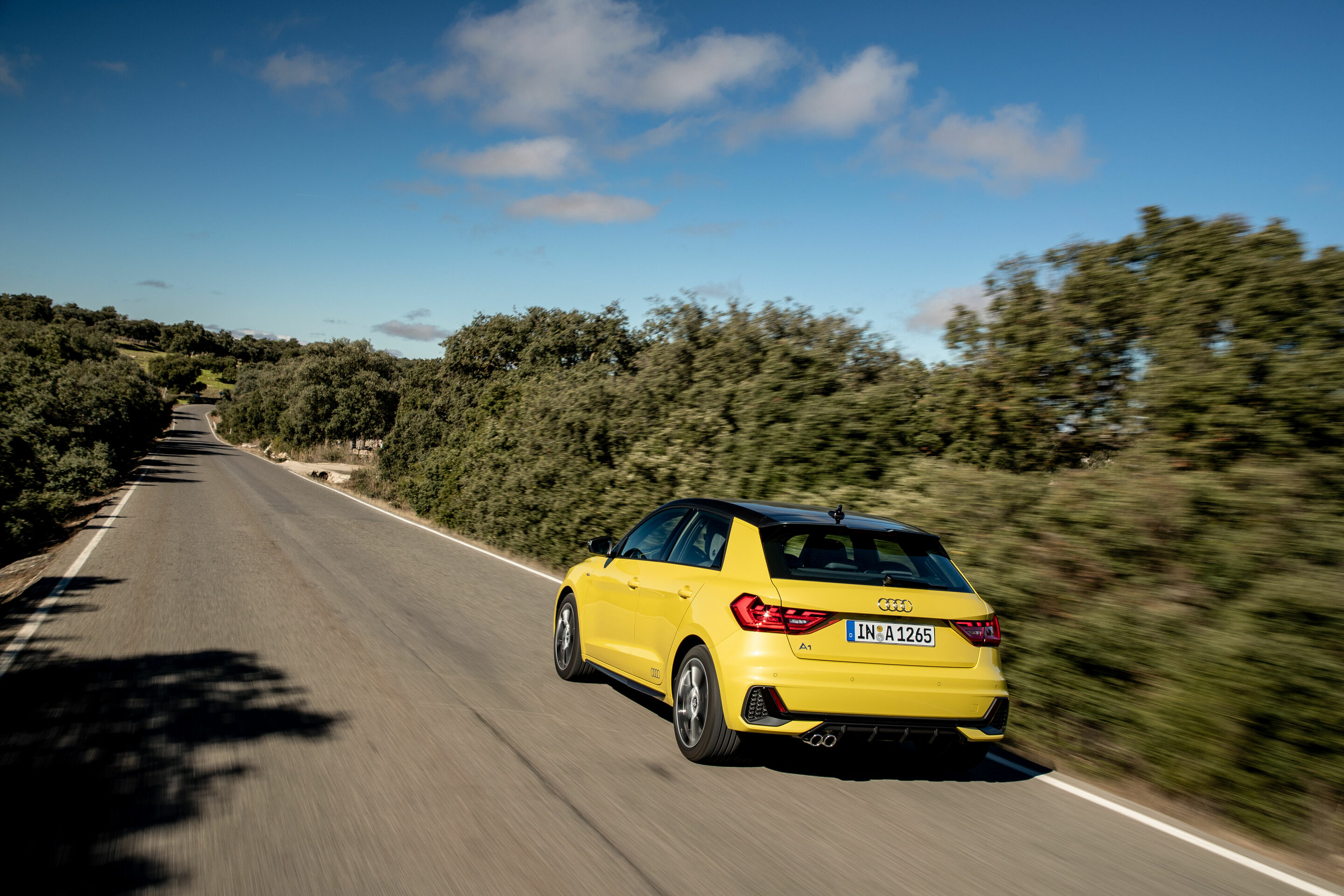 Audi A1 Sportback - Dynamic Photo 
Colour: Python Yellow