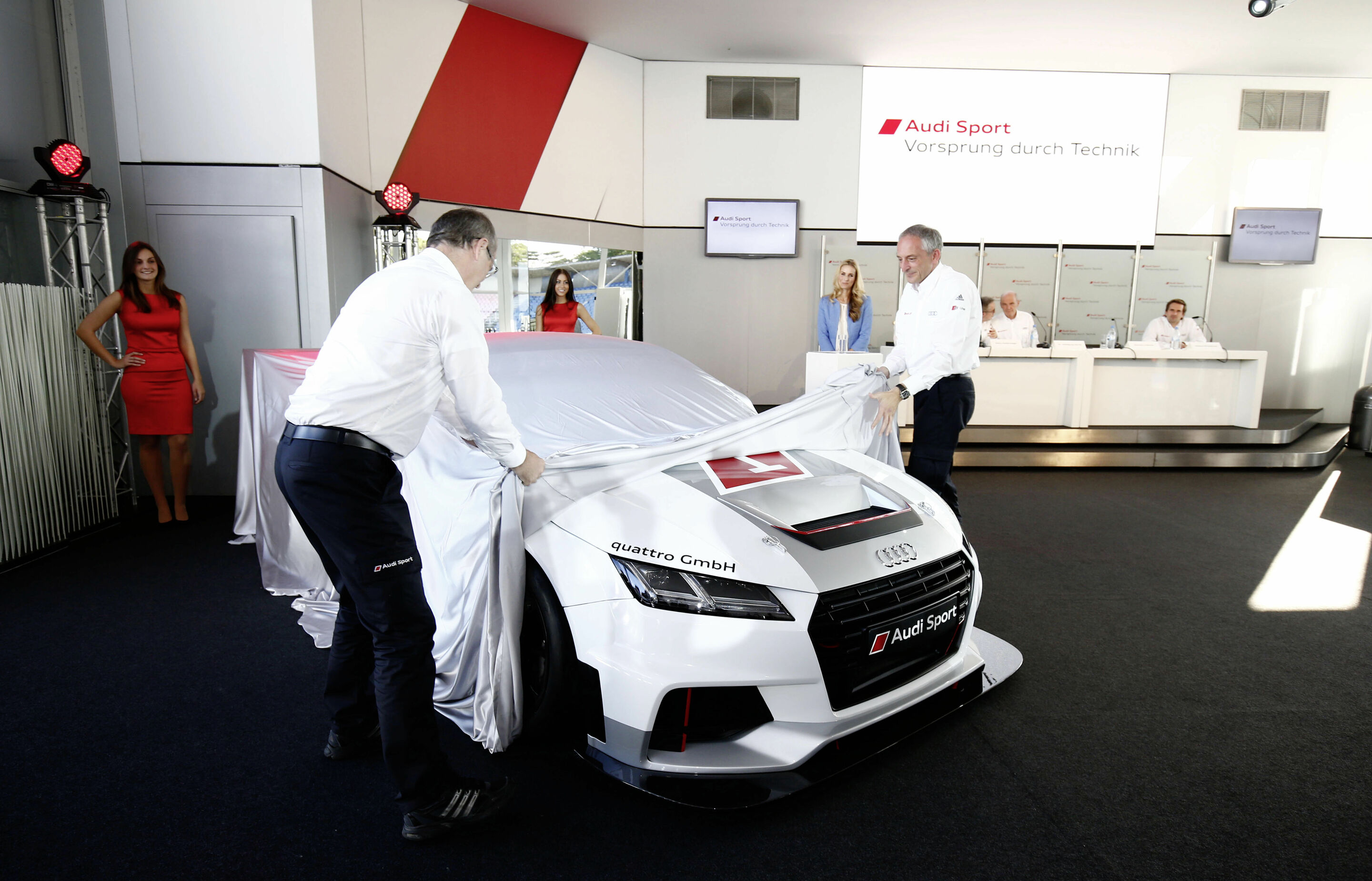 World Premiere Audi Sport TT Cup - Detlef Schmidt, Romolo Liebchen