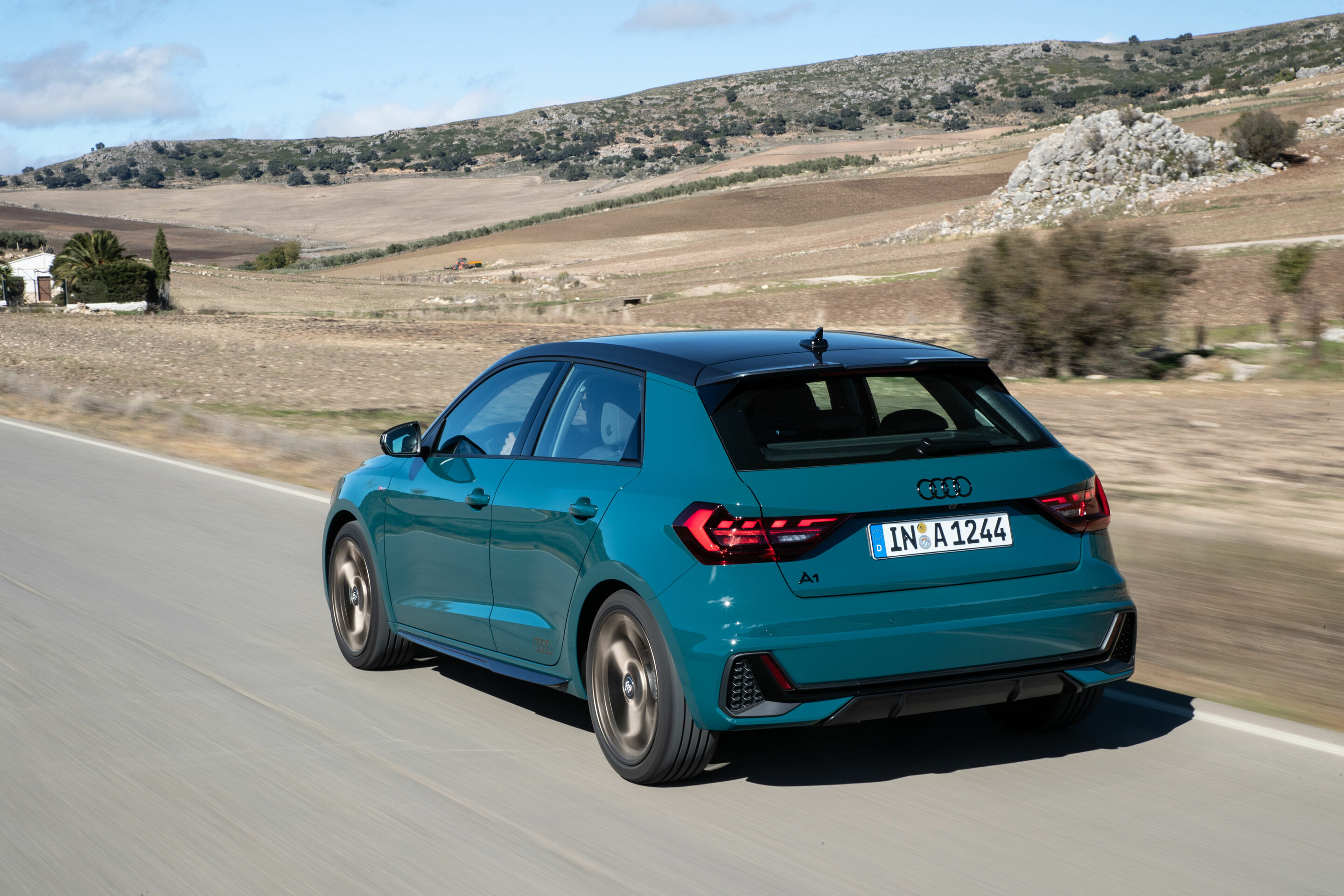 Audi A1 Sportback - Dynamic photo 
Colour: Tioman green