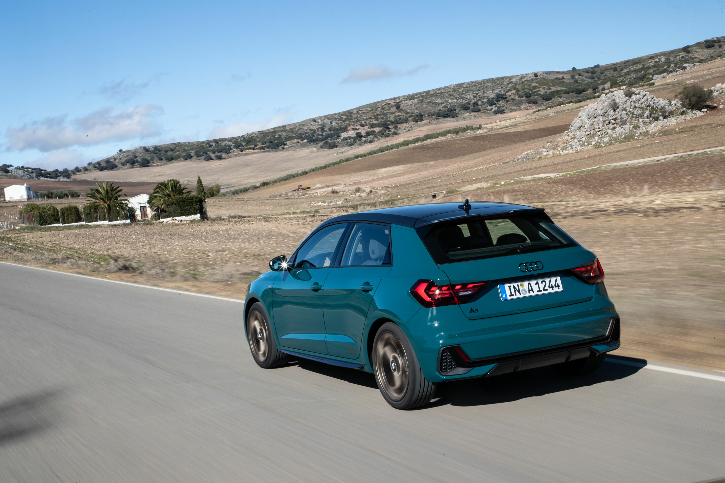 Audi A1 Sportback - Dynamic photo 
Colour: Tioman green