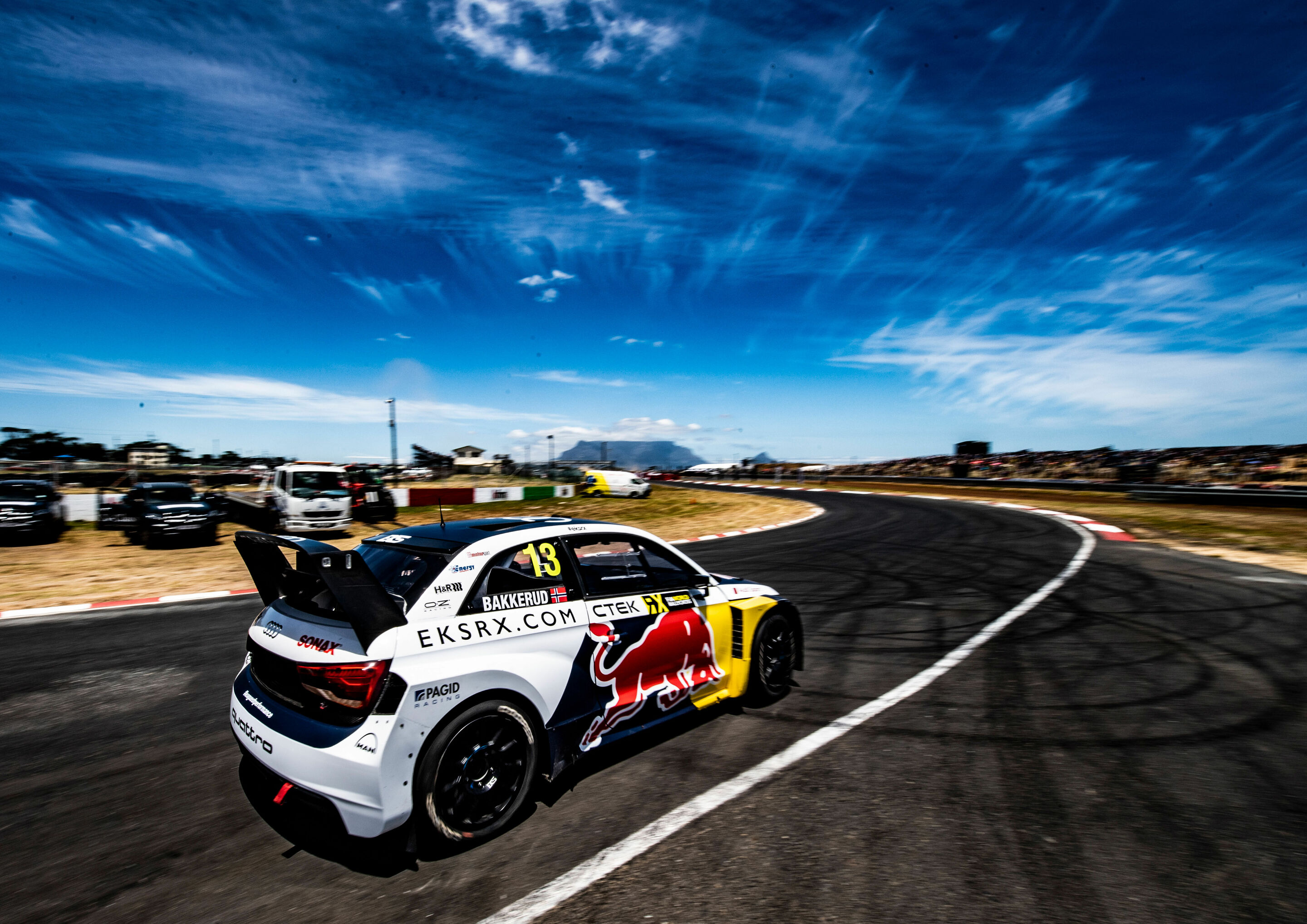 Rallycross-WM 2018, Kapstadt - Audi S1 EKS RX quattro #13 (EKS Audi Sport), Andreas Bakkerud