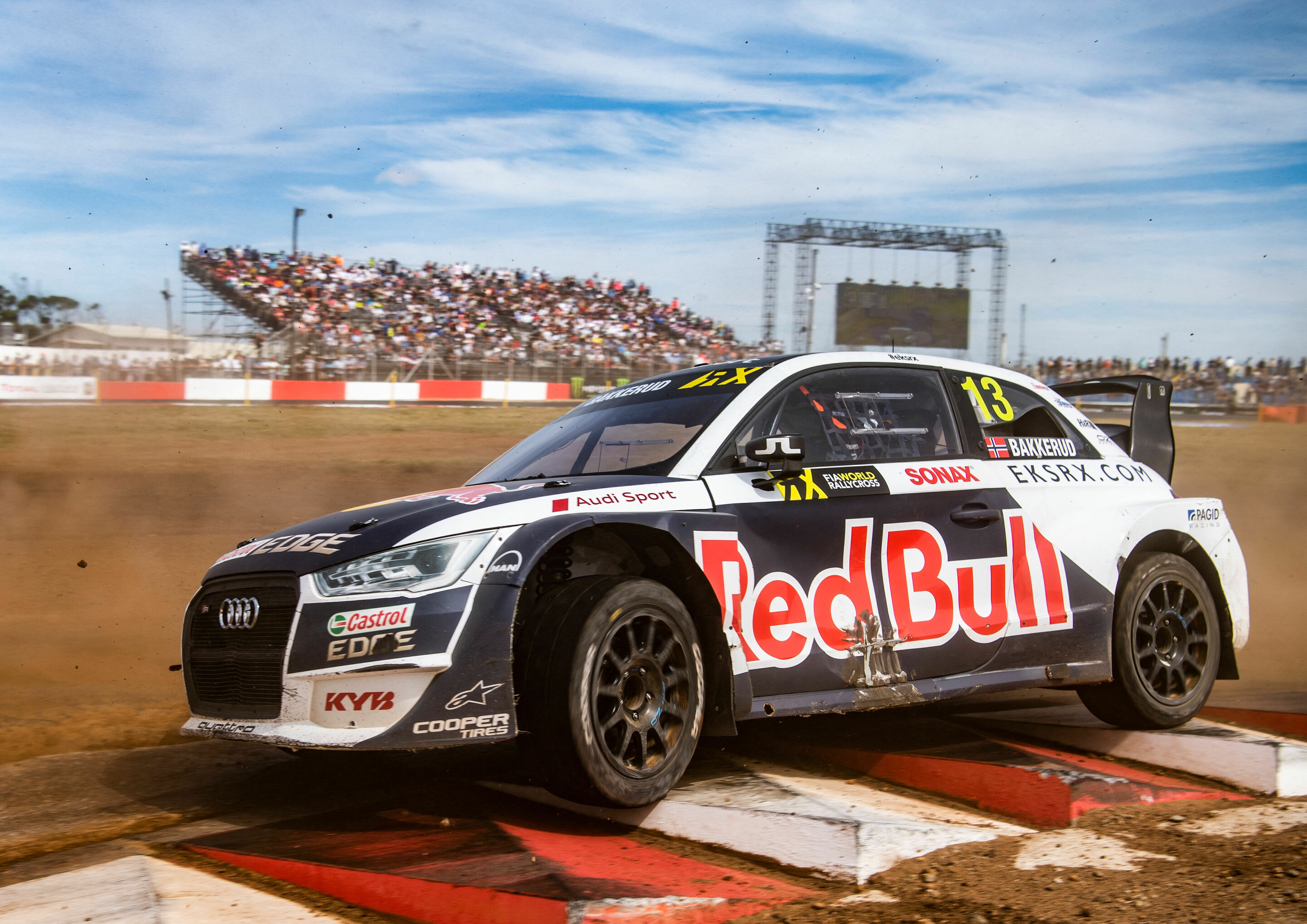 Rallycross-WM 2018, Kapstadt - Audi S1 EKS RX quattro #13 (EKS Audi Sport), Andreas Bakkerud