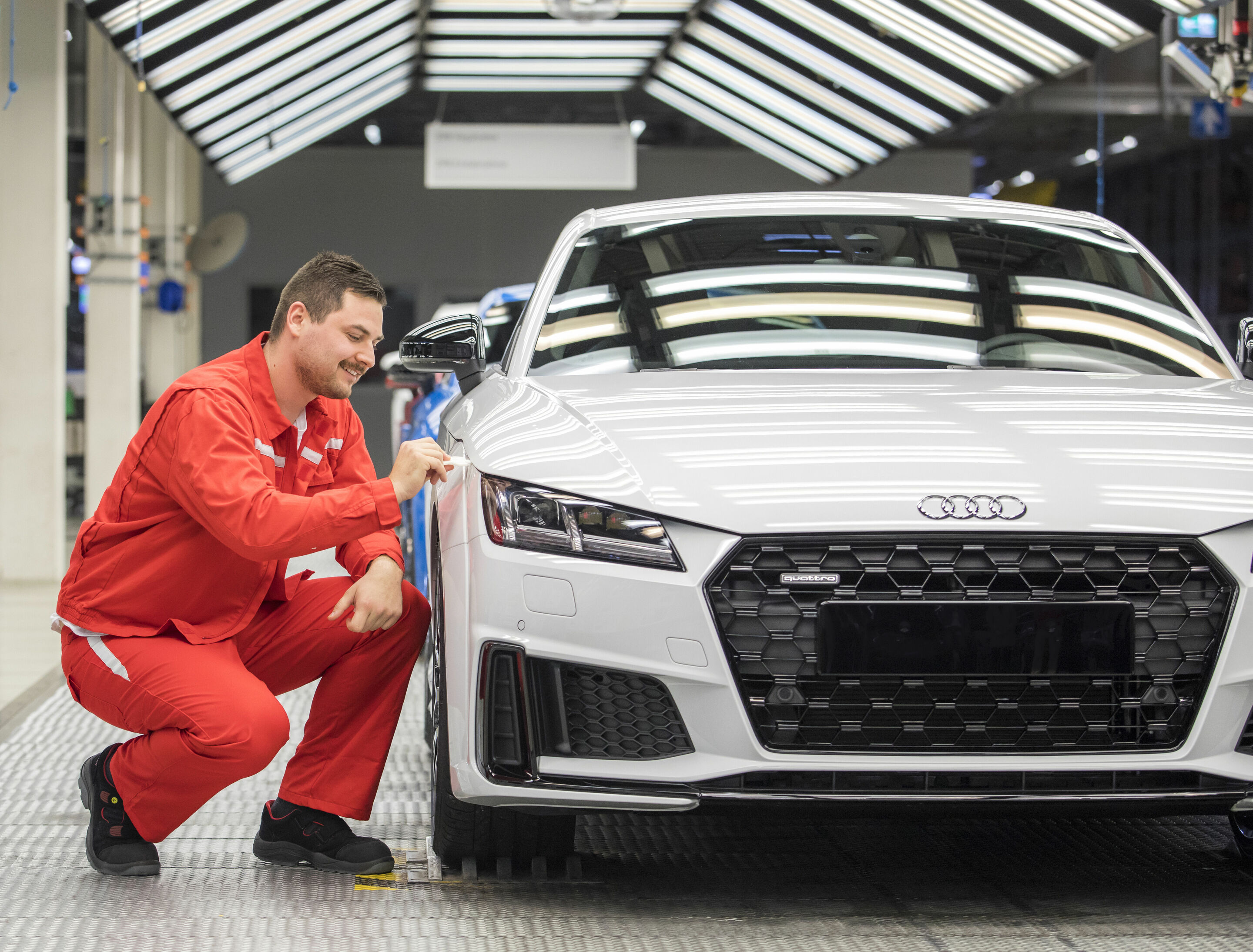 Audi Site Győr - Production of the Audi TT: Checking and finishing area