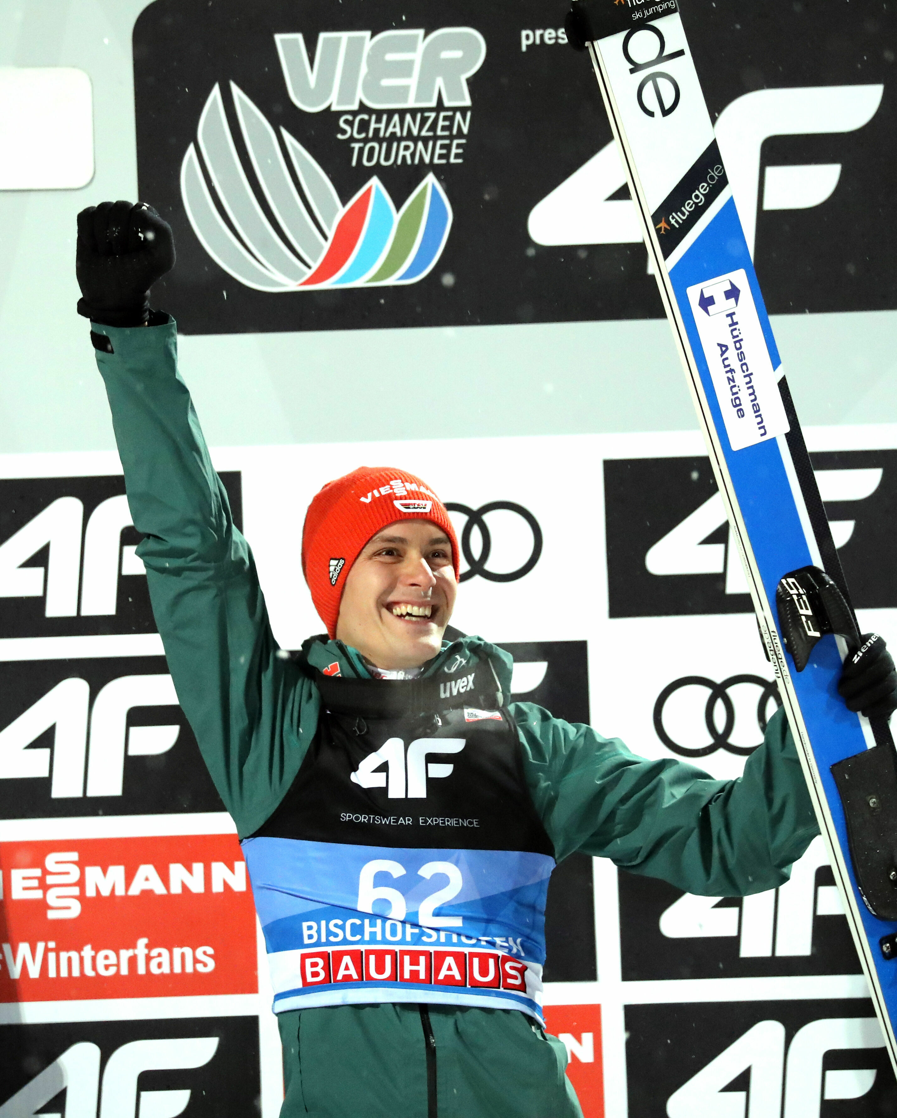 67. Vierschanzentournee - Dreiköningsspringen in Bischofshofen - Stephan Leyhe (GER) belegt den 3. Platz in der Gesamtwertung