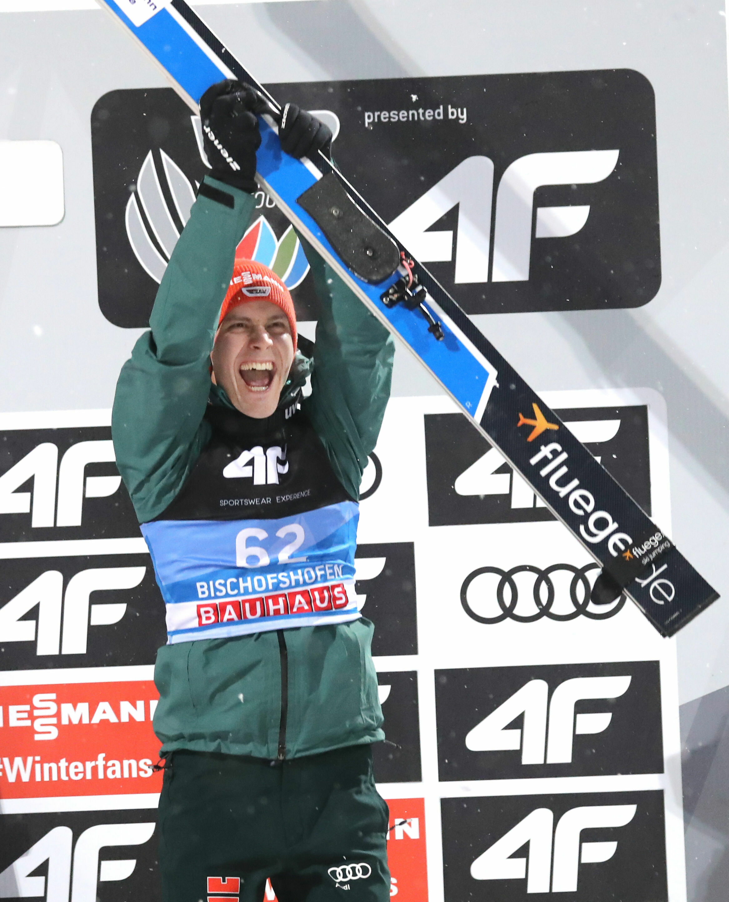 67th Four Hills Tournament - Epiphany Ski Jump in Bischofshofen - Stephan Leyhe (GER) finished 3rd place overall